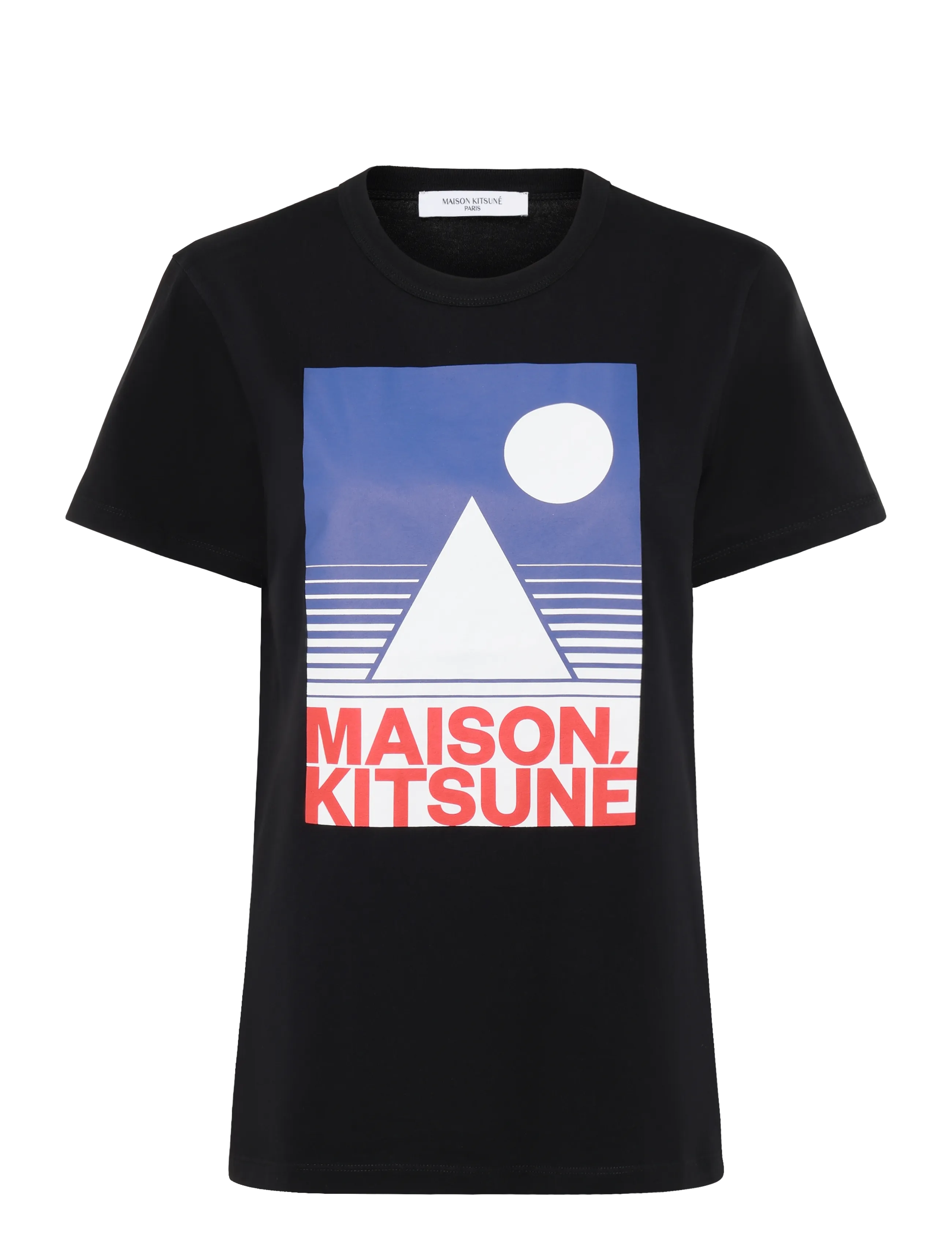 Maison Kitsune BLUE ANTHONY BURRILL 4 CLASSIC TEE-SHIRT - T-shirts & Tops - BLACK / black