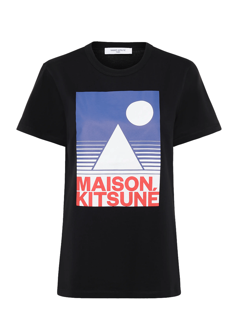 Maison Kitsune - BLUE ANTHONY BURRILL 4 CLASSIC TEE-SHIRT - t-shirts - black - 0