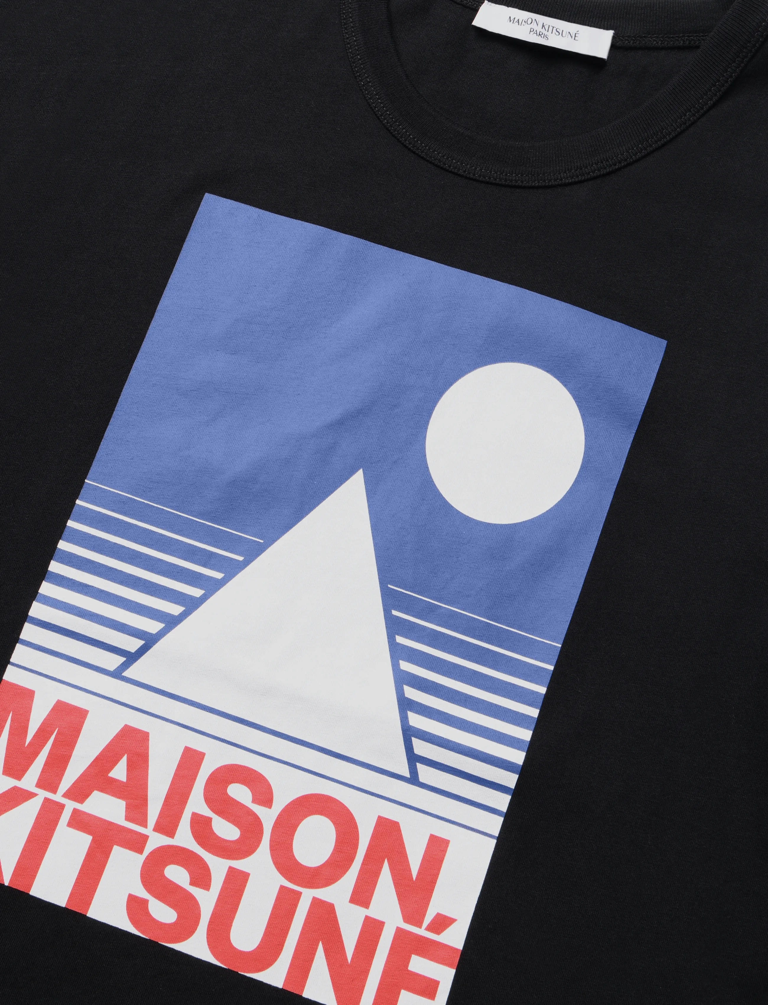 Maison Kitsune - BLUE ANTHONY BURRILL 4 CLASSIC TEE-SHIRT - black - 2