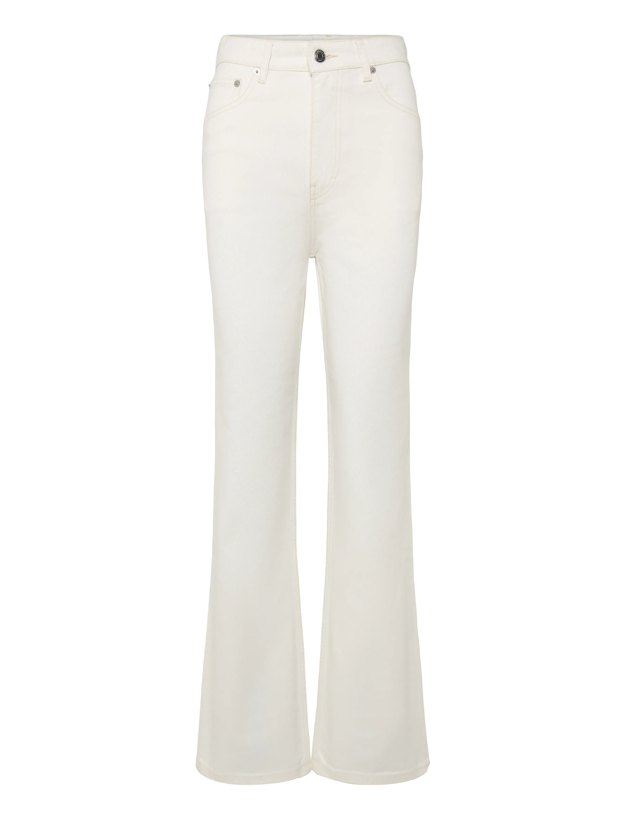 Maison Kitsune STRAIGHT FIT JEANS - Uus - ECRU / cream
