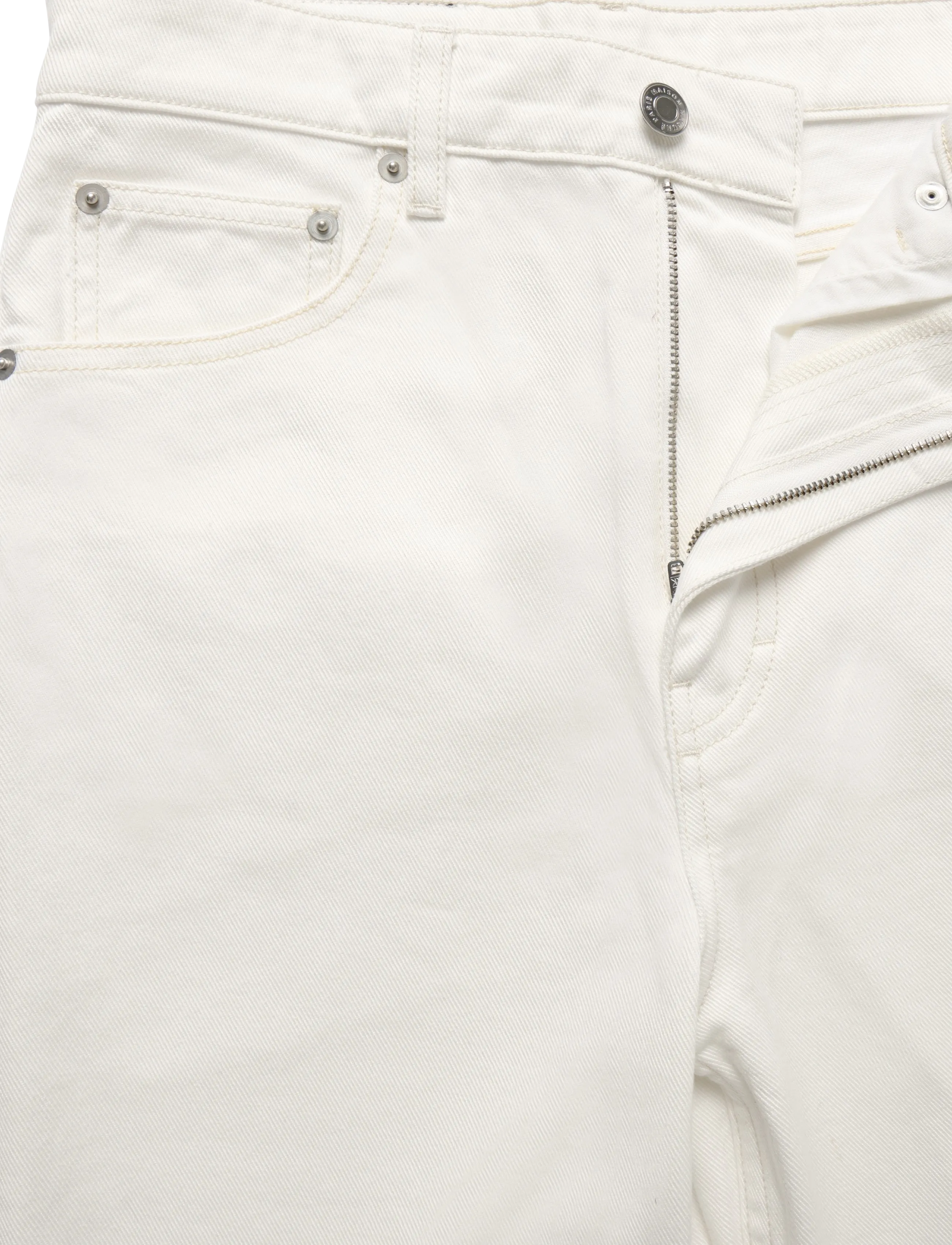 Maison Kitsune - STRAIGHT FIT JEANS - ecru - 2