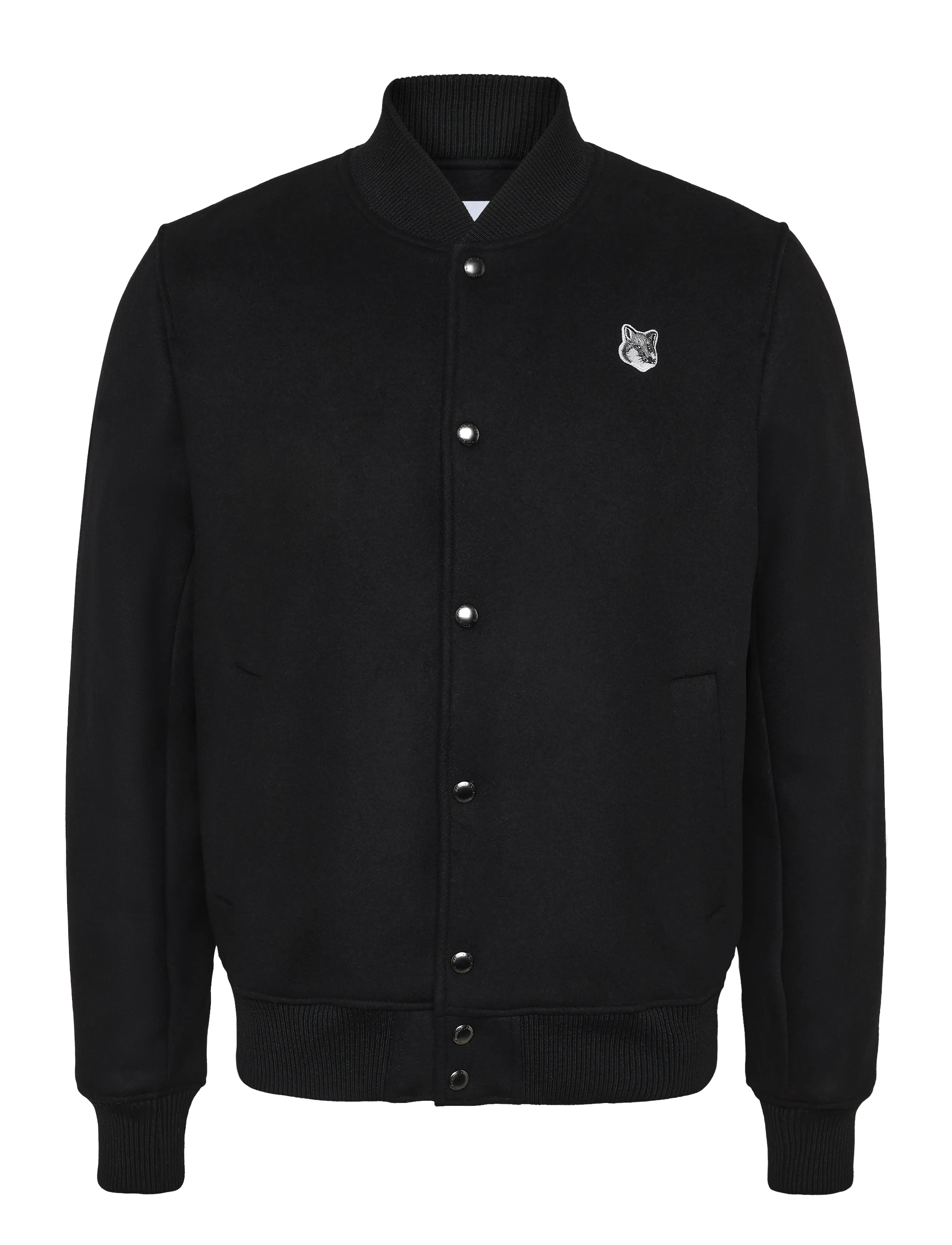 Maison Kitsune CLASSIC TEDDY - Vårjackor - BLACK / black