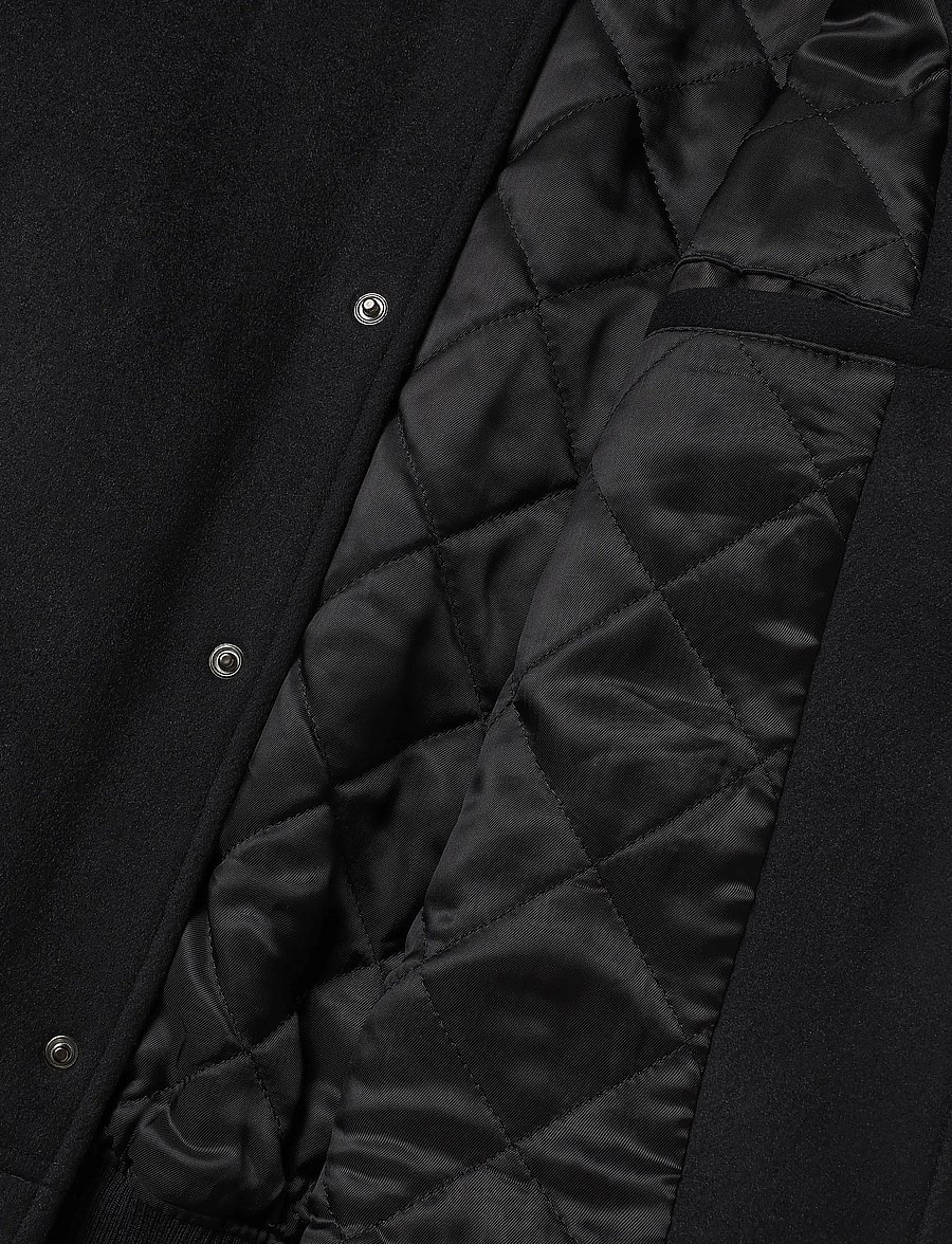 Maison Kitsune - CLASSIC TEDDY - varsity jackets - black - 4