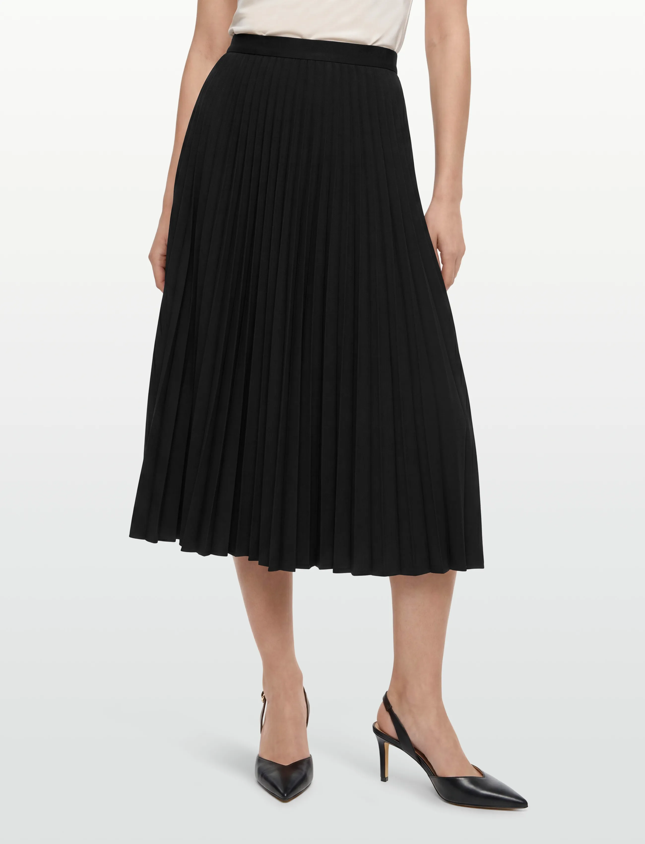 Maison Kitsune - Pleated Skirt - black - 3
