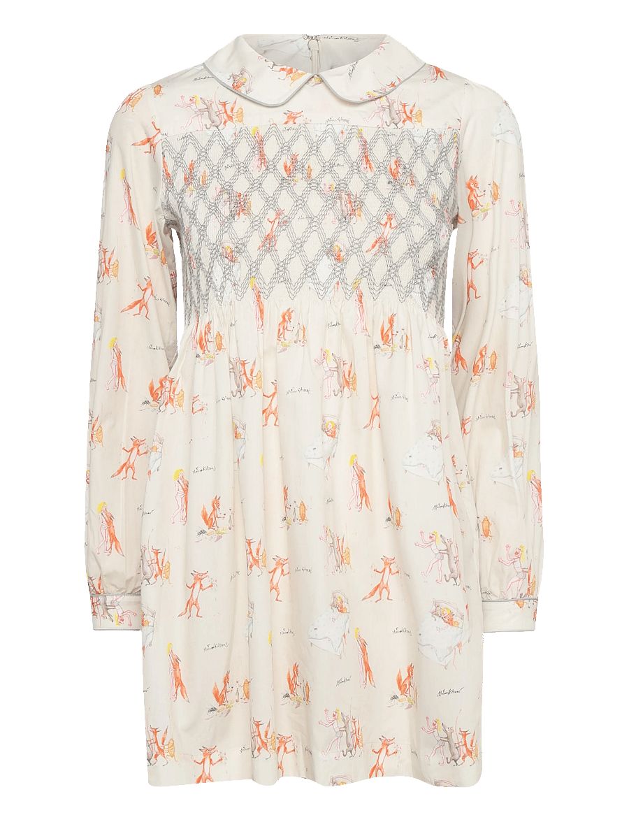 Maison Kitsune - OLY MINI SMOCK DRESS - kurze kleider - multico design - 1