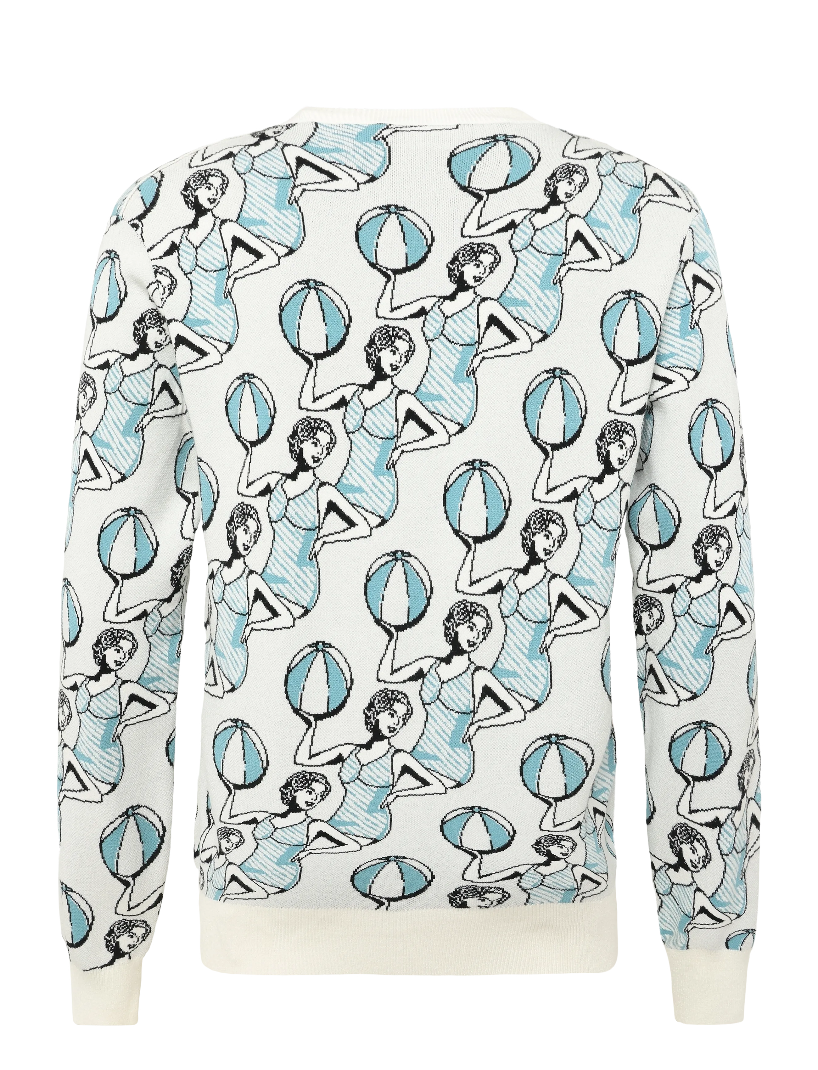 Maison Kitsune - DANCING GIRLS COMFORT JUMPER - multico design - 1