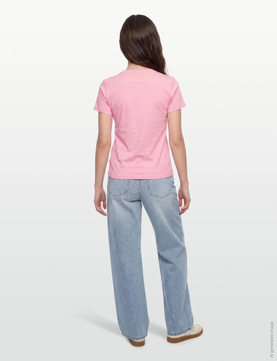 Maison Kitsune - ICE CREAM PATCH REGULAR TEE-SHIRT - t-shirts - strawberry - 4
