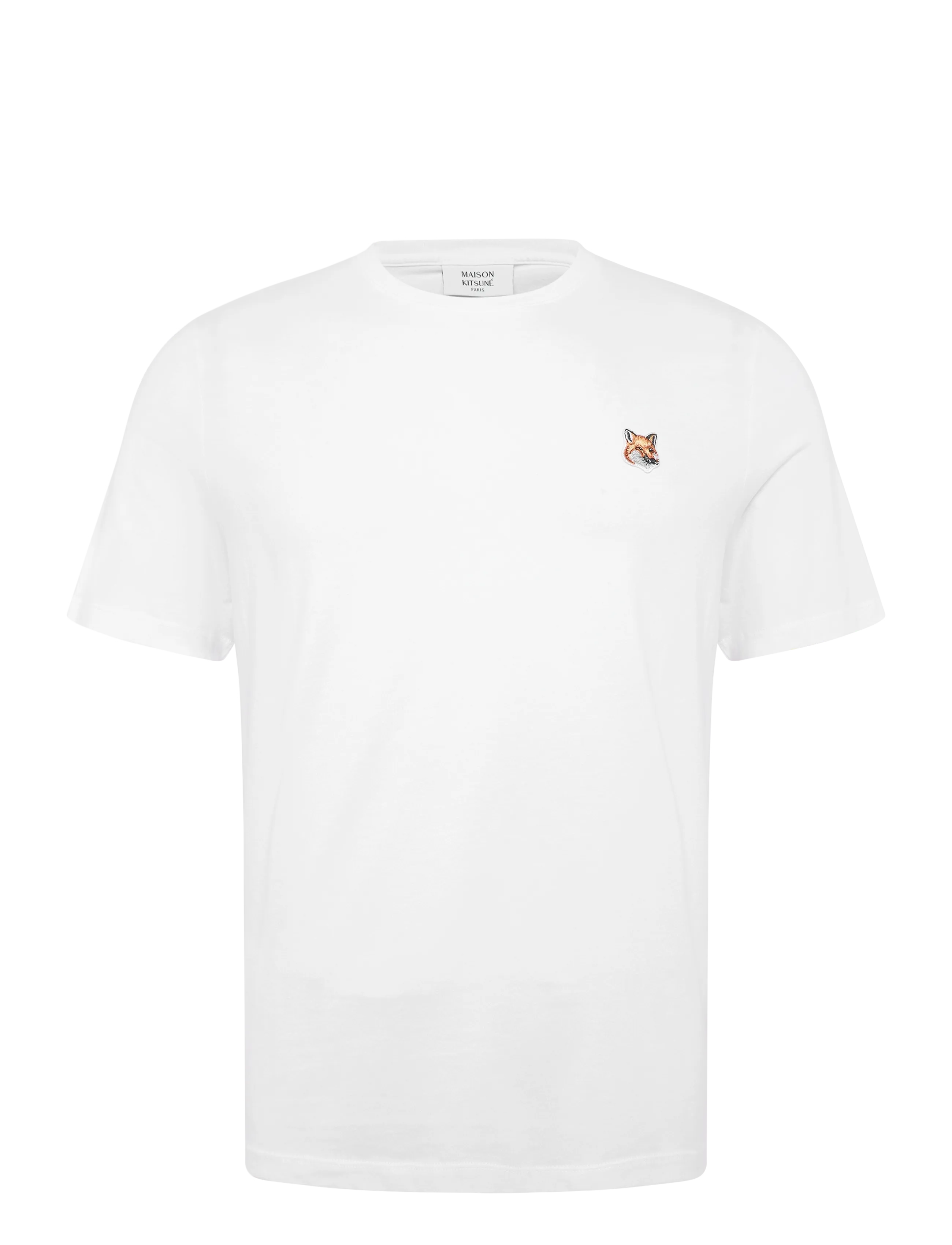 Maison Kitsune - FOX HEAD PATCH REGULAR TEE-SHIRT - white - 1