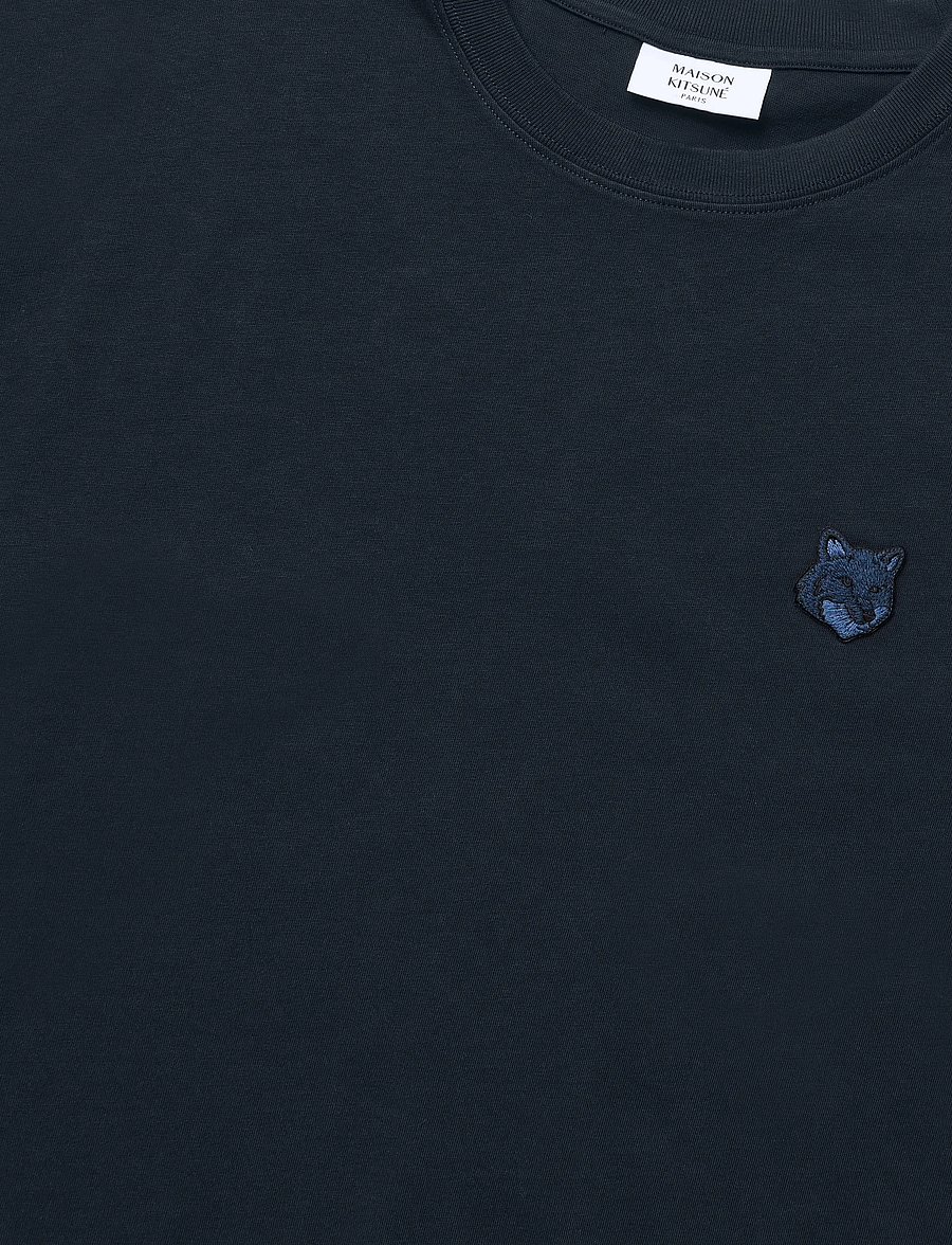 Maison Kitsune - BOLD FOX HEAD PATCH OVERSIZE TEE SHIRT - kortärmade t-shirts - deep navy - 2