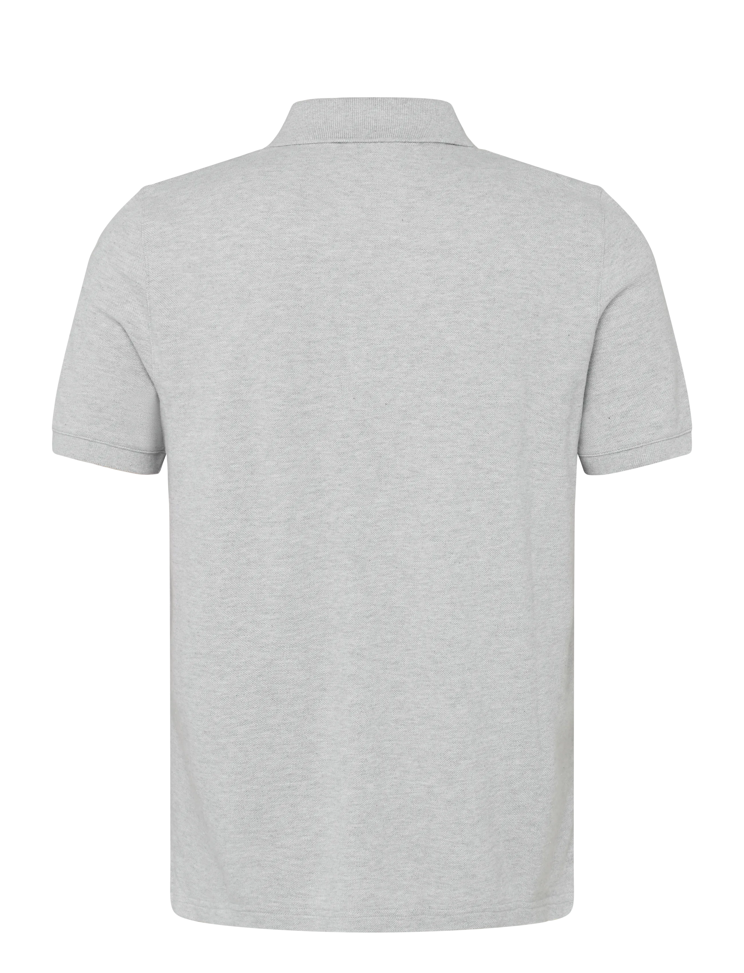 Maison Kitsune - FOX HEAD PATCH REGULAR POLO - light grey melange - 1