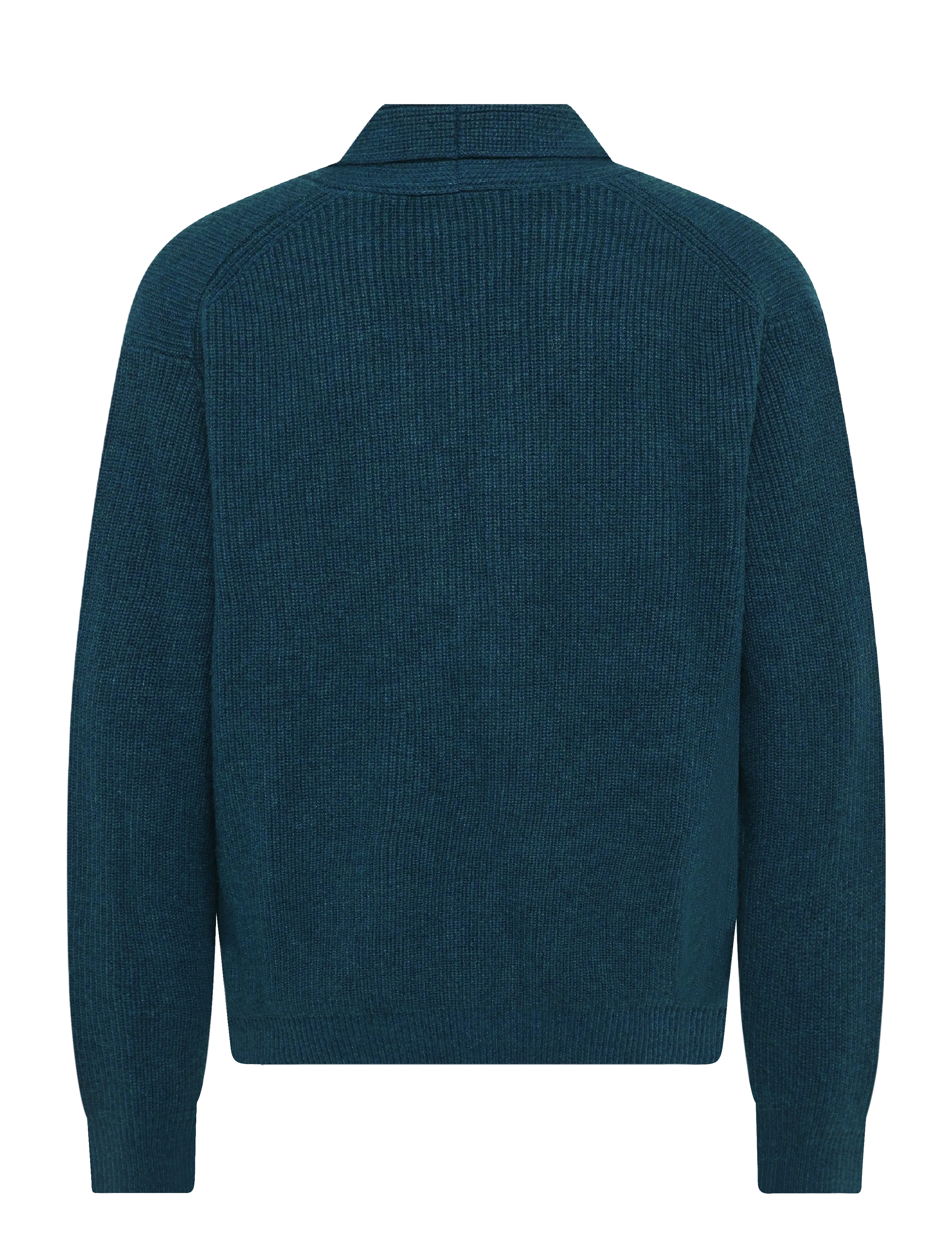 Maison Kitsune - BOLD FOX HEAD PATCH COMFORT RIBBED CARDIGAN - sapphire - 1