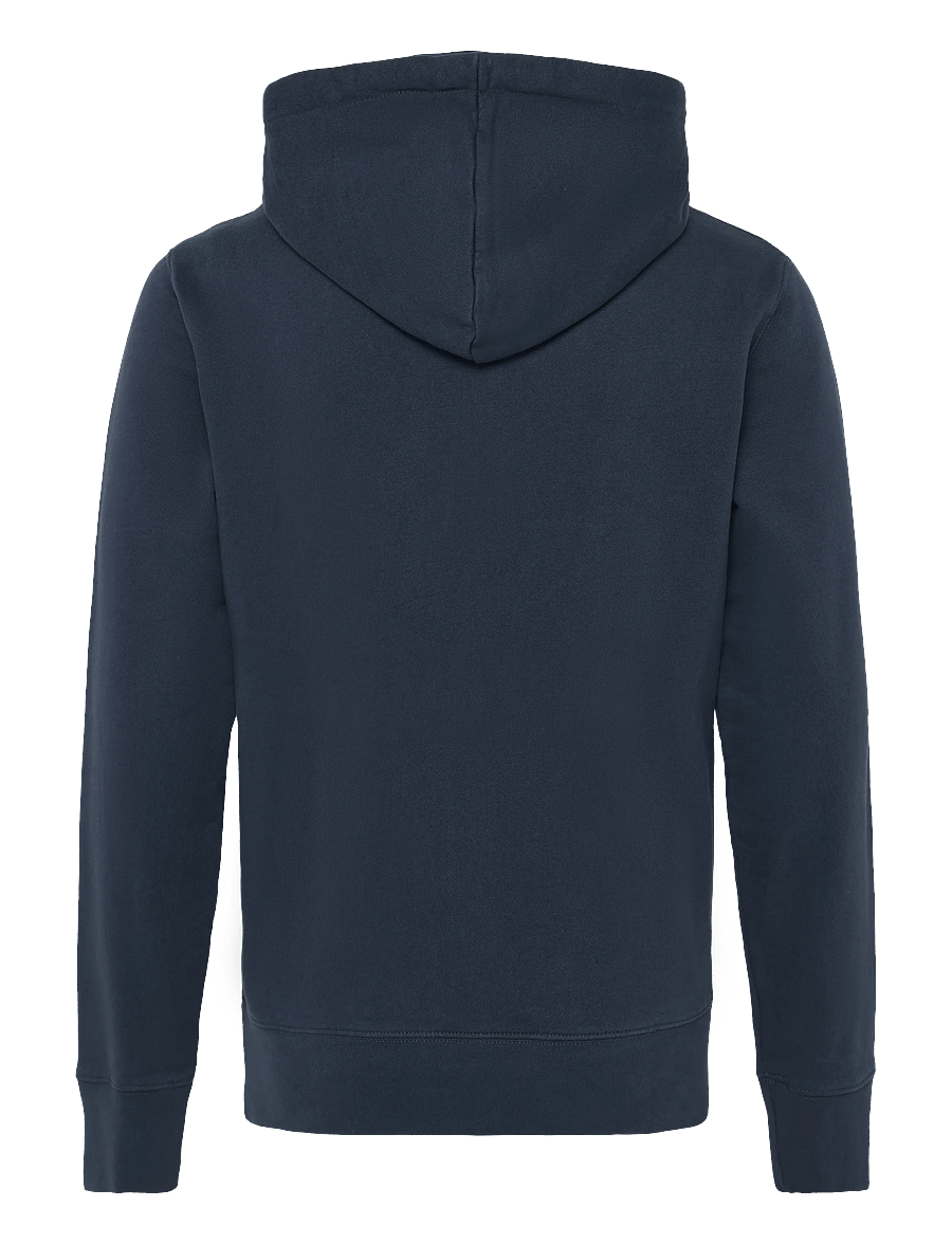 Maison Kitsune - FOX HEAD PATCH REGULAR HOODIE - hættetrøjer - ink blue - 1