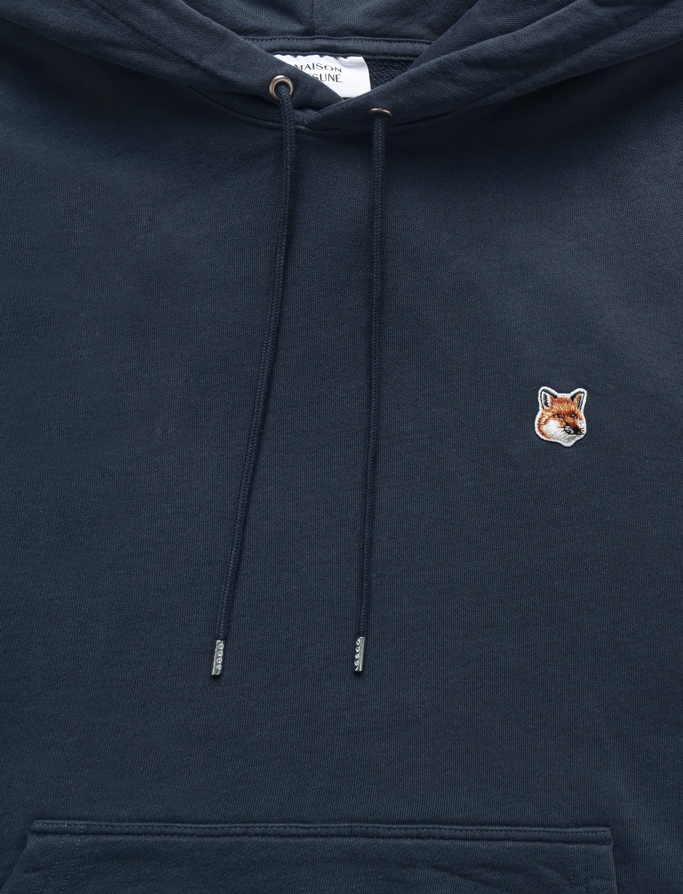 Maison Kitsune - FOX HEAD PATCH REGULAR HOODIE - ink blue - 2