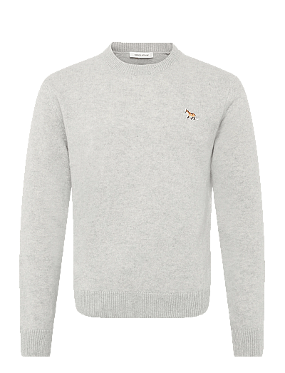 Maison Kitsune Baby Fox Patch Regular Jumper (MSOLM00813KT1006-H120) - Rundhalsad - Boozt.com