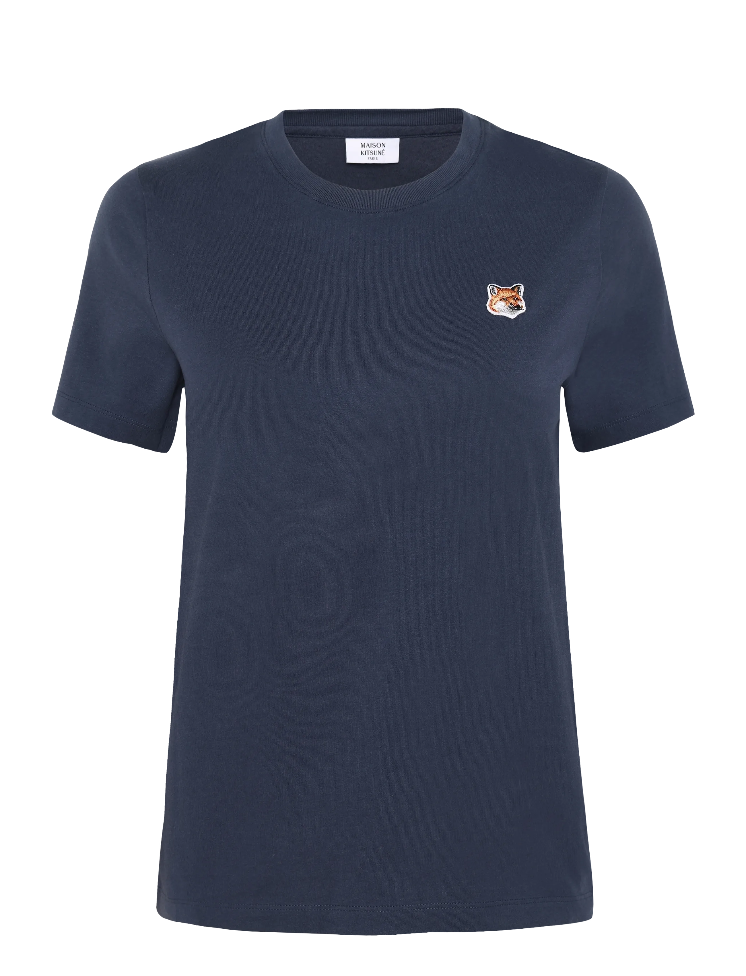 Maison Kitsune FOX HEAD PATCH REGULAR TEE-SHIRT - T-särgid ja alussärgid - INK BLUE / navy