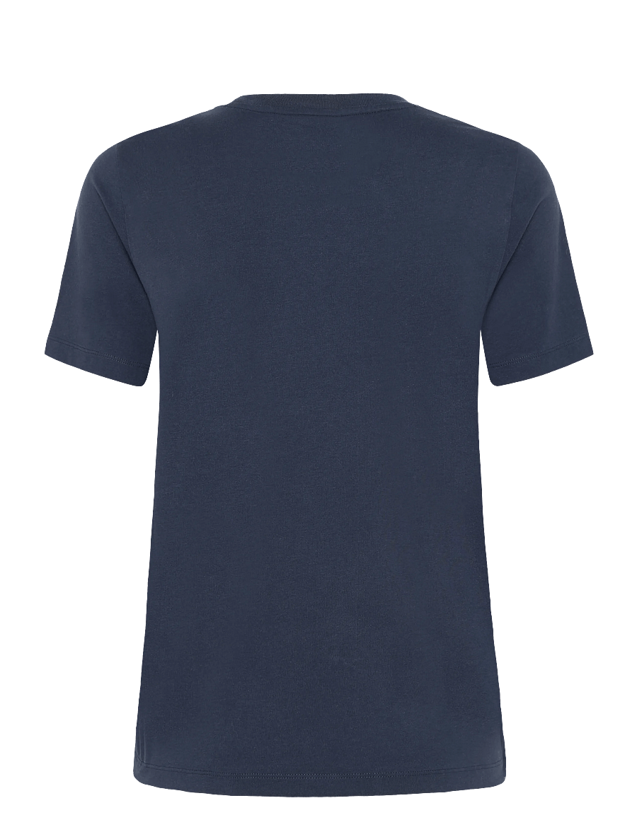 Maison Kitsune - FOX HEAD PATCH REGULAR TEE-SHIRT - t-shirts - ink blue - 2