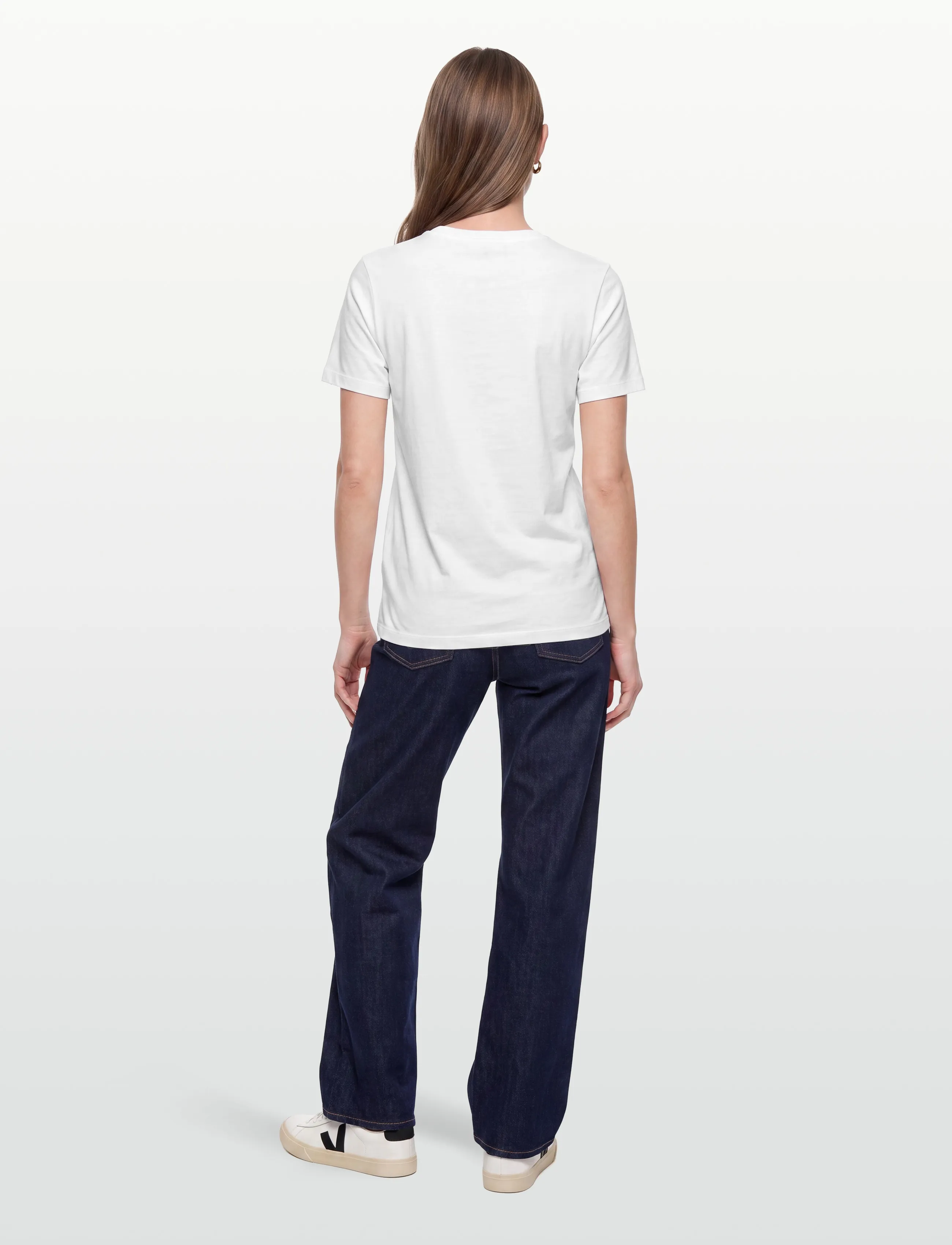 Maison Kitsune - FOX CHAMPION REGULAR TEE-SHIRT - t-särgid - white - 4