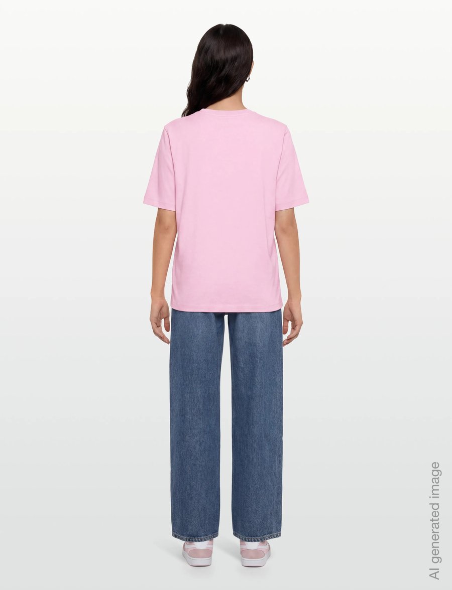Maison Kitsune - MAISON KITSUNE FLOWERS COMFORT TEE-SHIRT - t-shirts - pale pink - 4