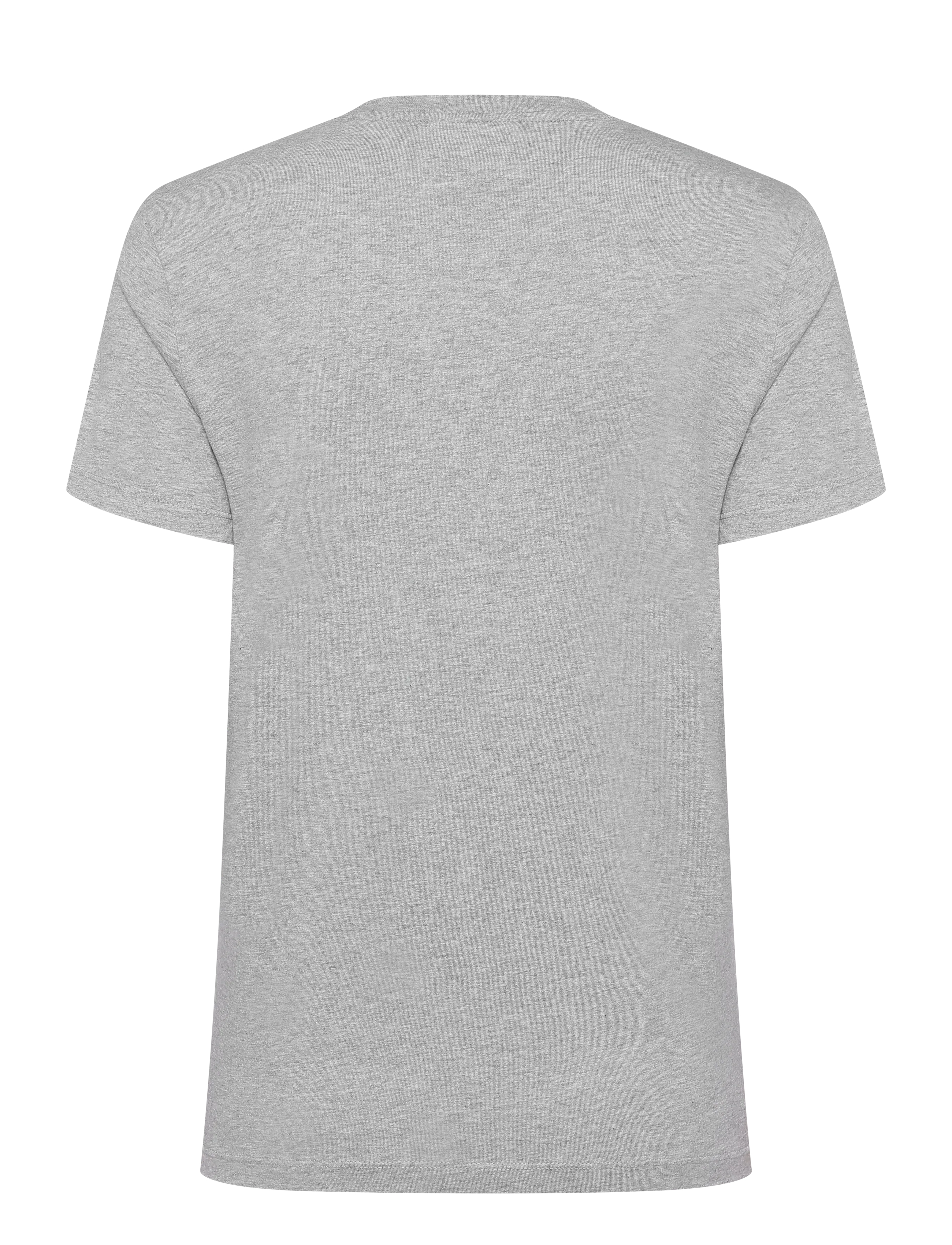 Maison Kitsune - FESTIVE FLOWER BOUQUET REGULAR TEE-SHIRT - light grey melange - 1