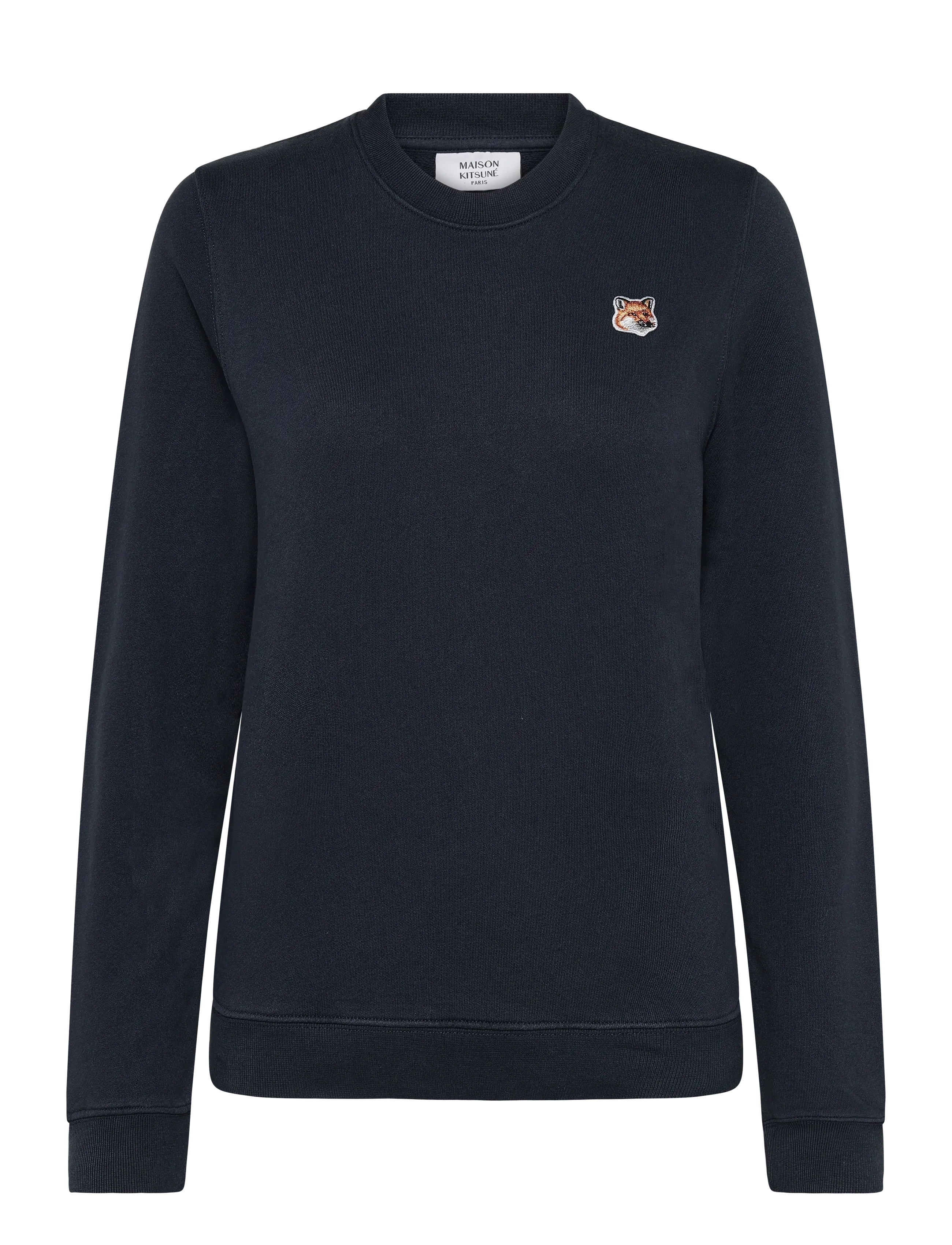 Maison Kitsune FOX HEAD PATCH REGULAR SWEATSHIRT - Visa allt - INK BLUE / navy
