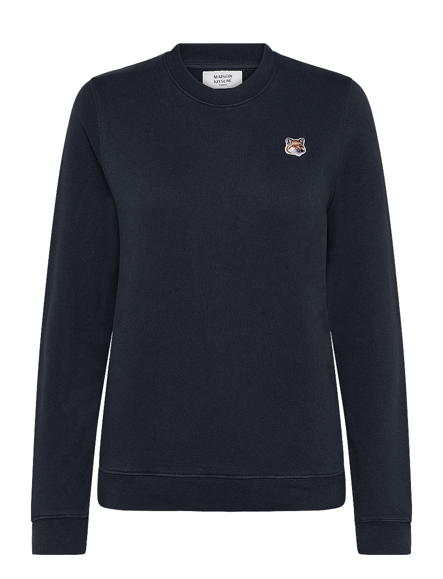 Maison Kitsune - FOX HEAD PATCH REGULAR SWEATSHIRT - sweatshirts - ink blue - 1