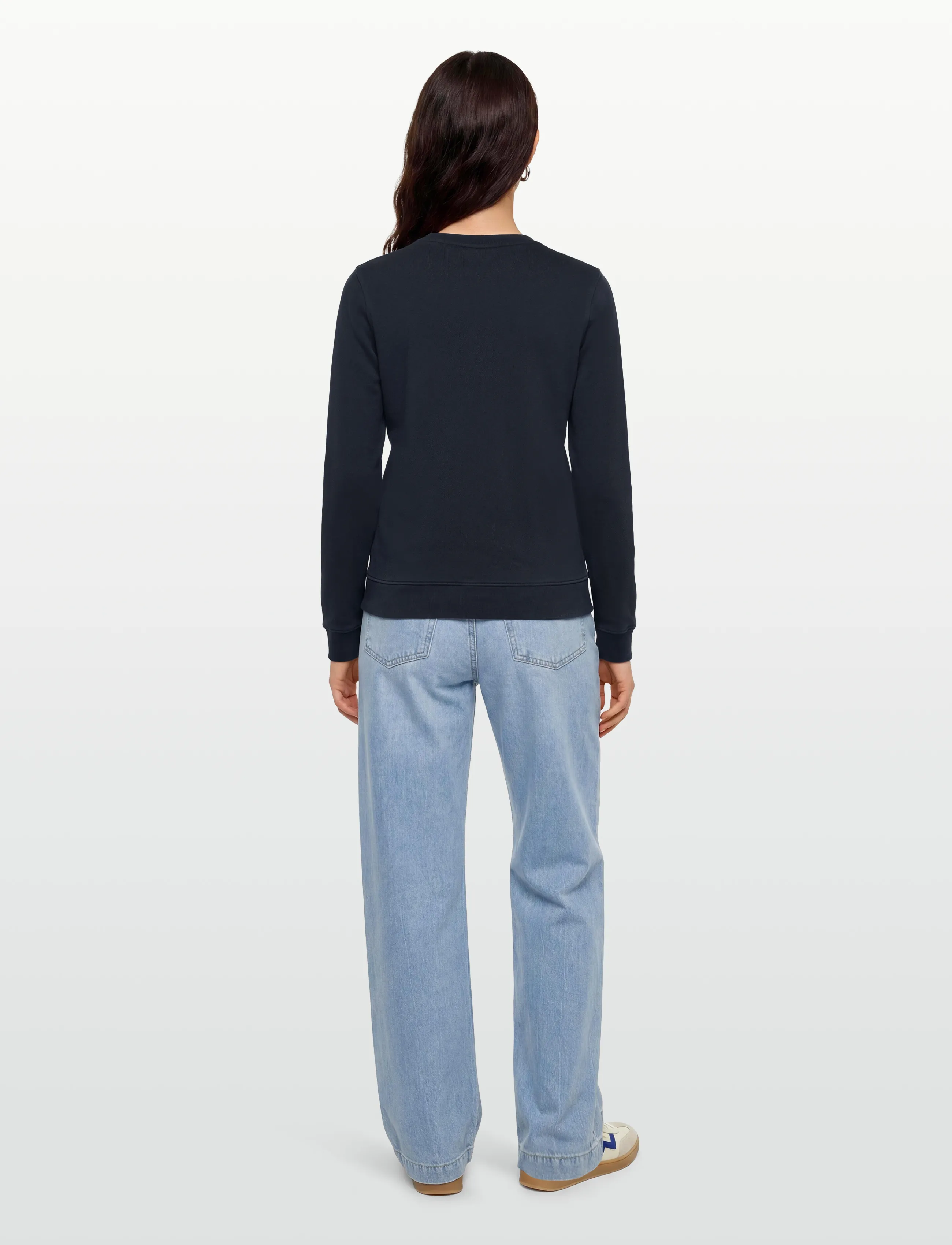 Maison Kitsune - FOX HEAD PATCH REGULAR SWEATSHIRT - sweatshirts - ink blue - 4