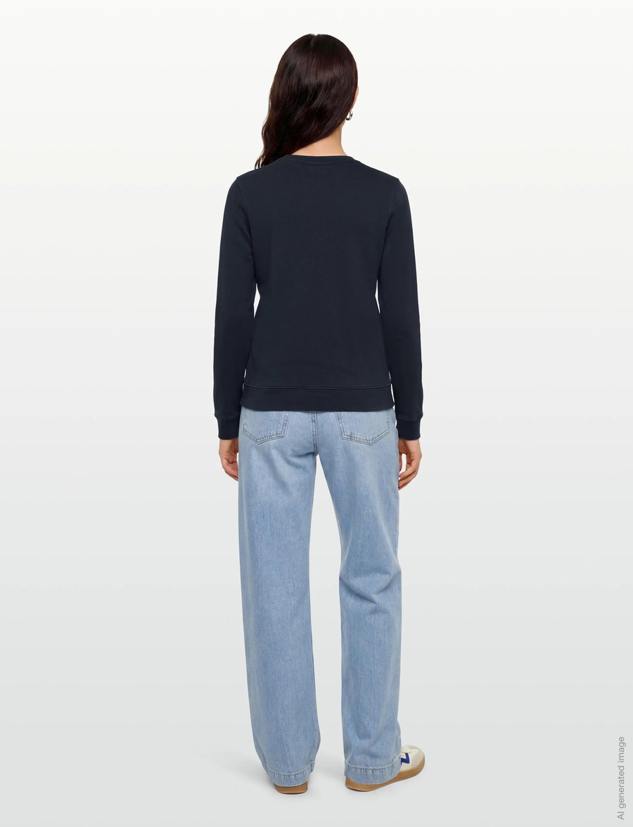 Maison Kitsune - FOX HEAD PATCH REGULAR SWEATSHIRT - sweatshirts - ink blue - 4