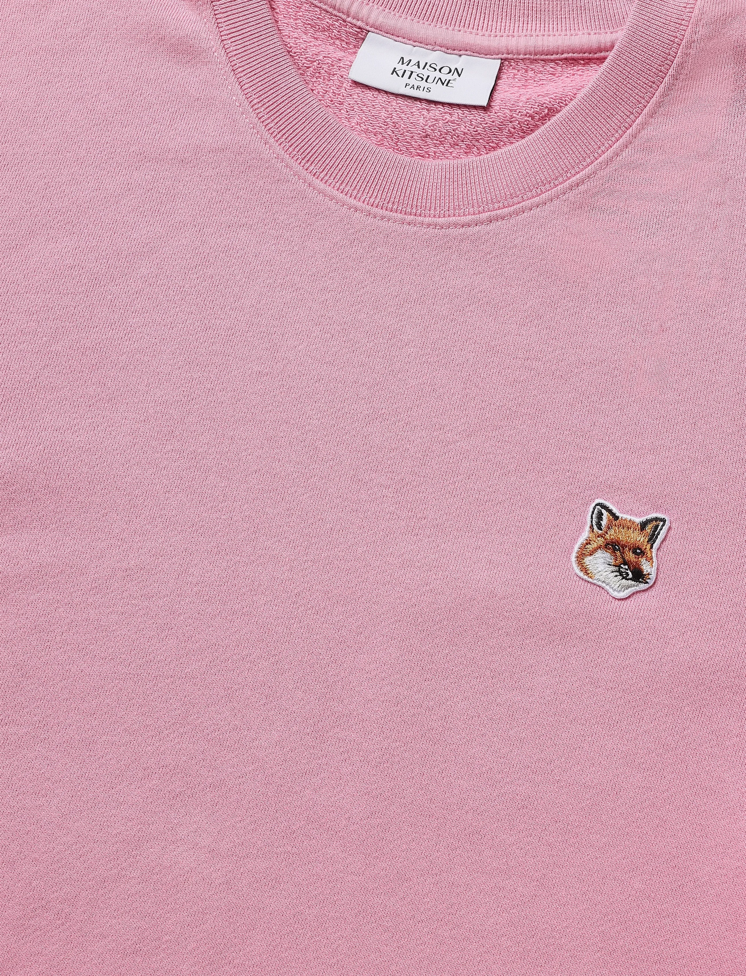 Maison Kitsune - FOX HEAD PATCH REGULAR SWEATSHIRT - fae pink - 2