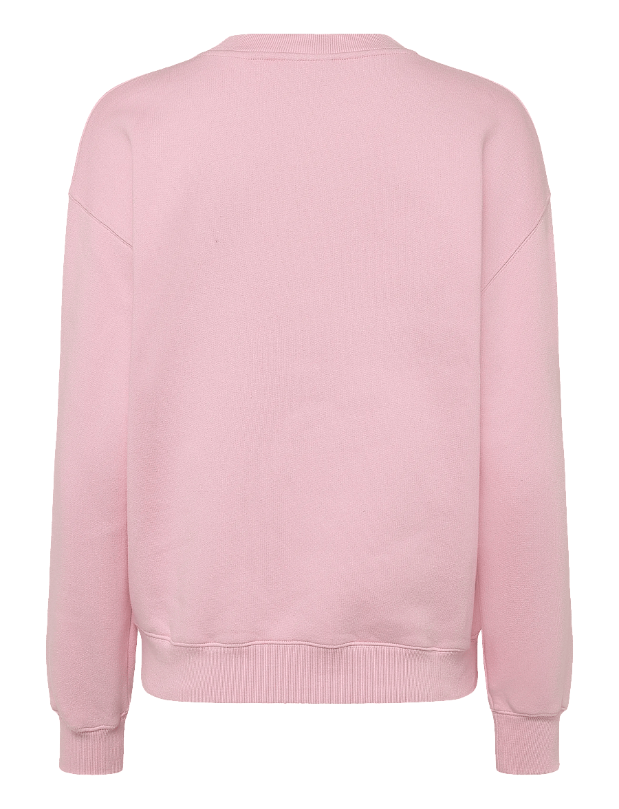 Maison Kitsune - MAISON KITSUNE FLOWERS COMFORT SWEATSHIRT - vardagsstil - pale pink - 2