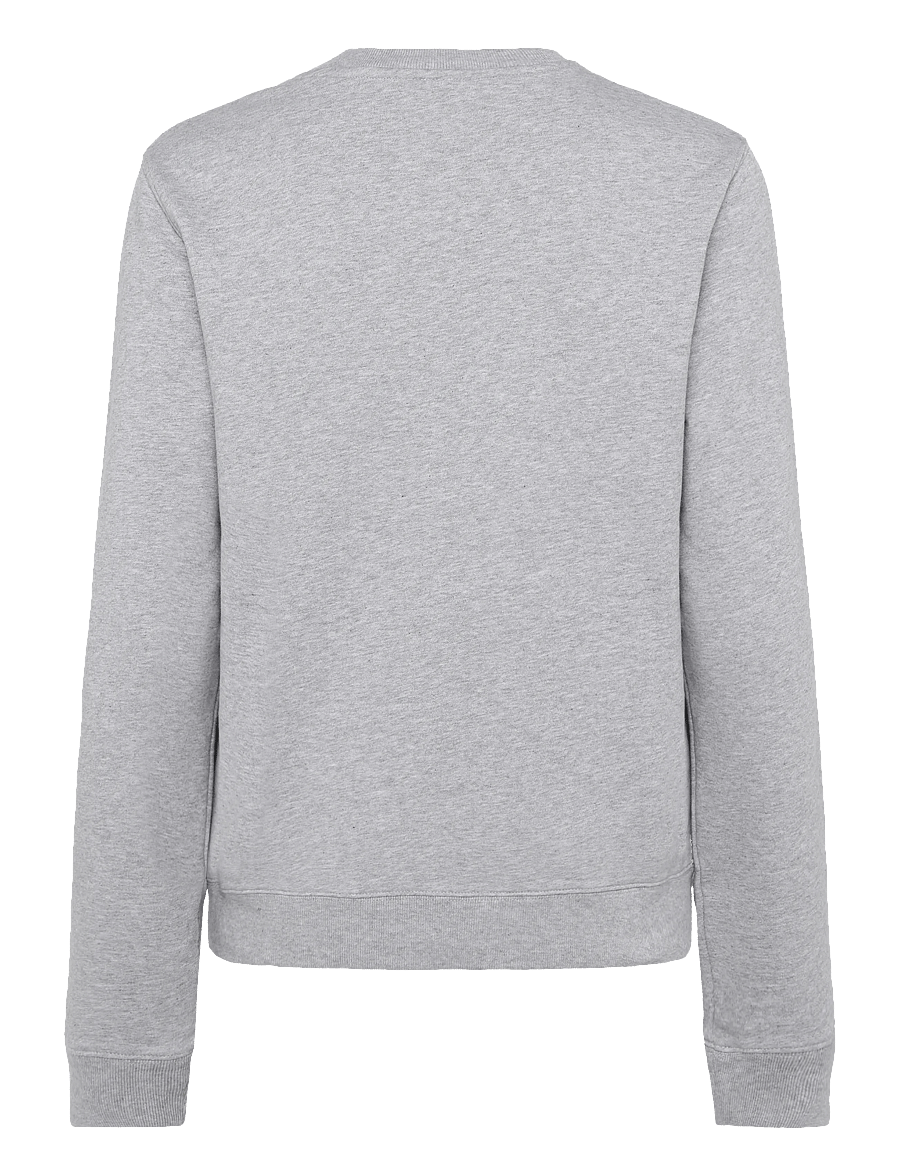 Maison Kitsune - DRESSED FOX REGULAR SWEATSHIRT - sweatshirts - light grey melange - 1
