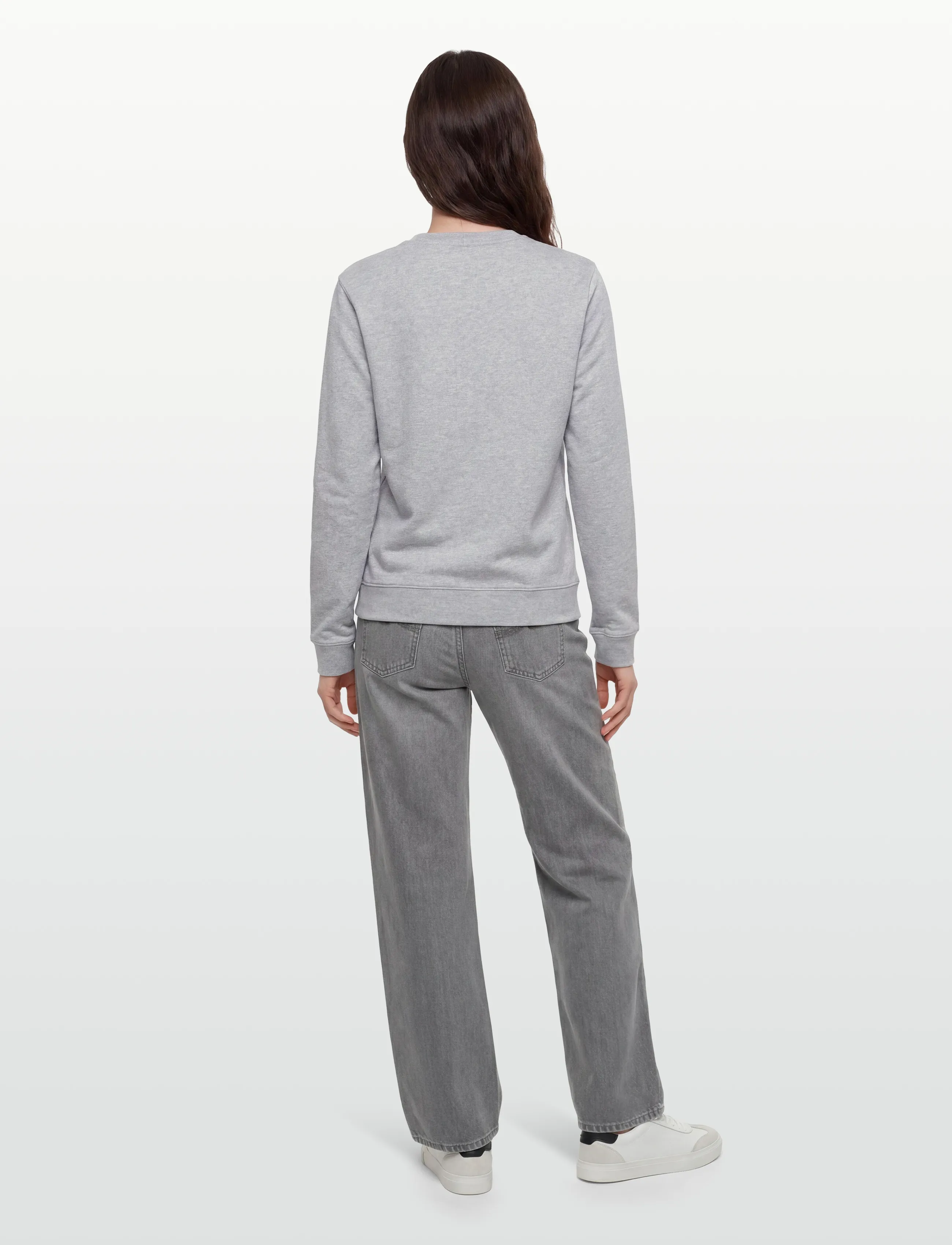 Maison Kitsune - DRESSED FOX REGULAR SWEATSHIRT - sweatshirts - light grey melange - 4