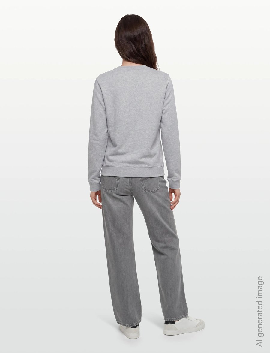 Maison Kitsune - DRESSED FOX REGULAR SWEATSHIRT - sweatshirts - light grey melange - 4