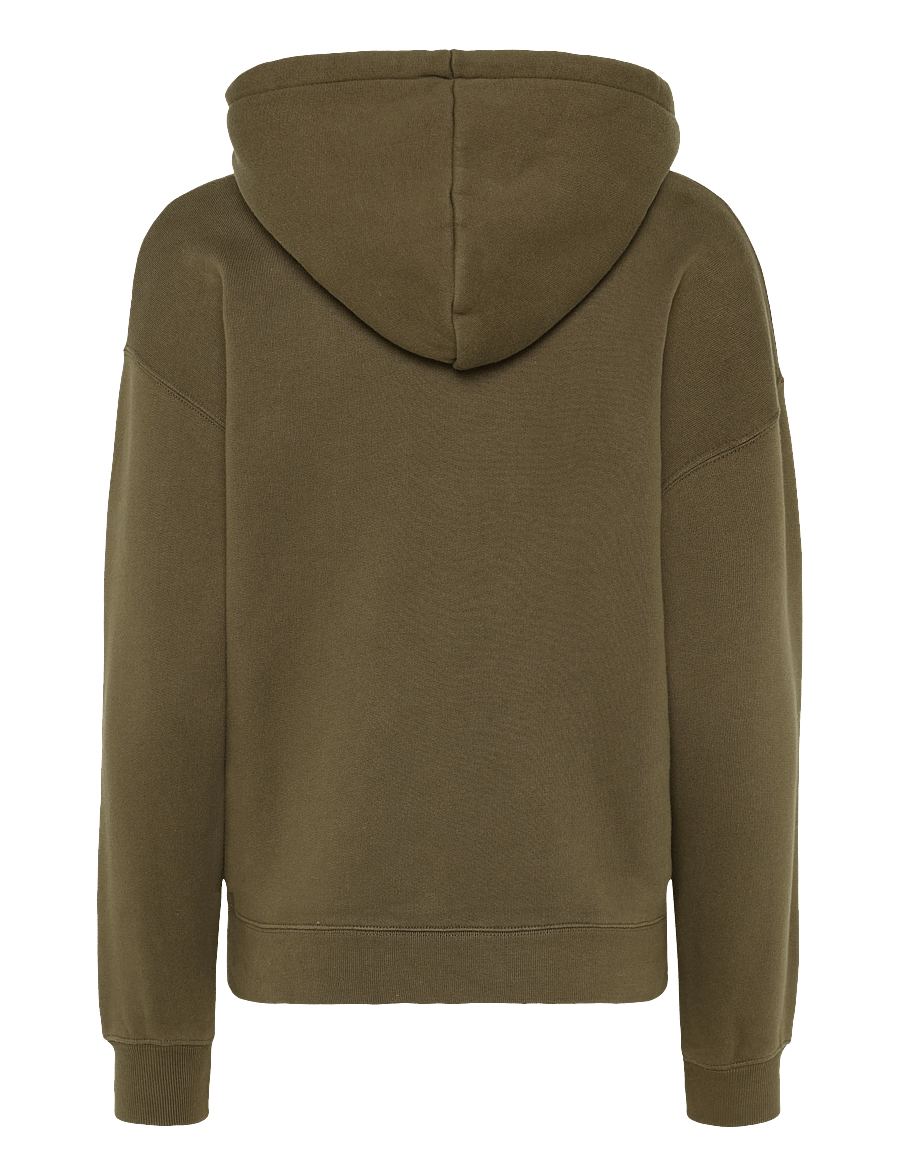 Maison Kitsune - COLLEGE FOX EMBROIDERED COMFORT HOODIE - hoodies - khaki - 2