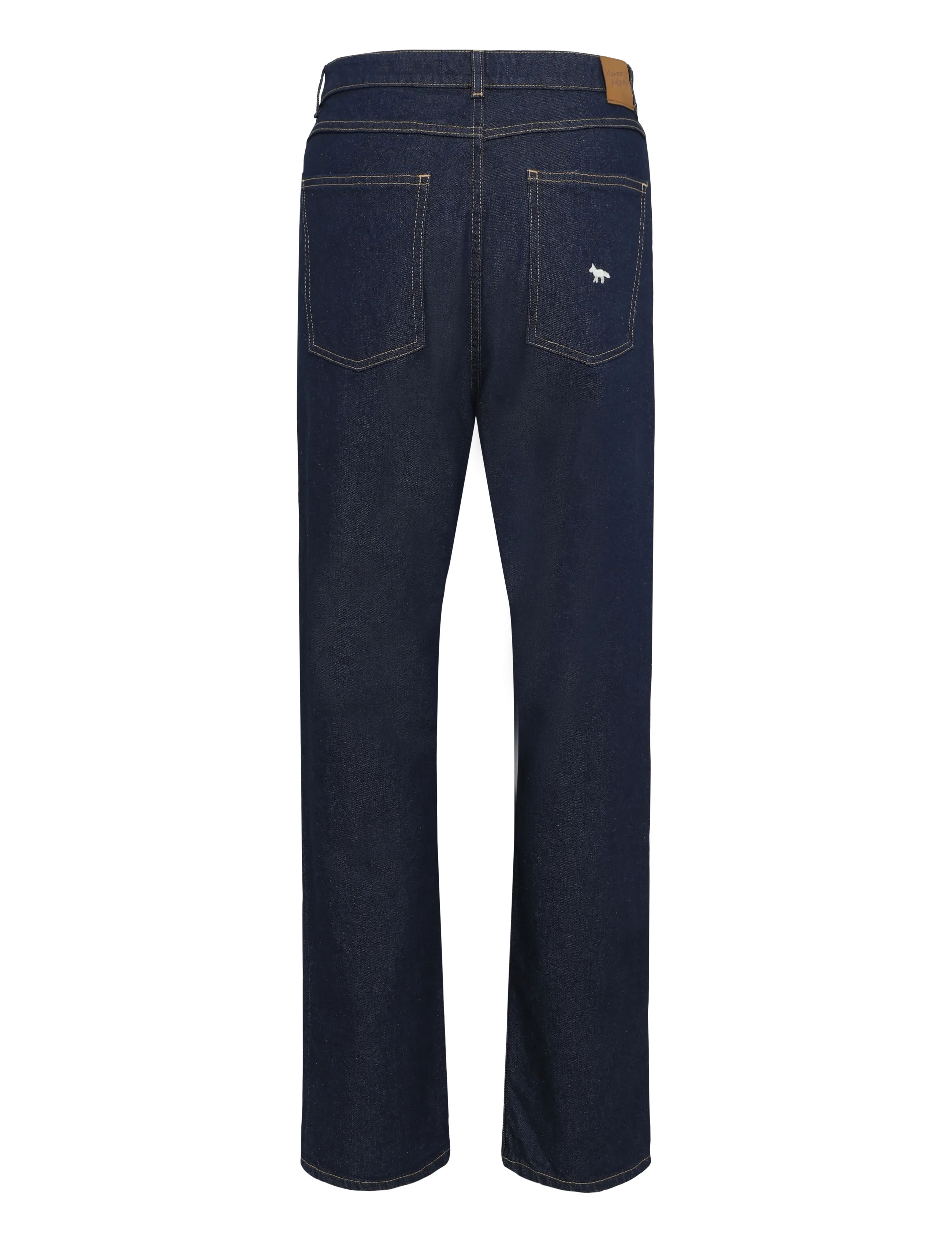 Maison Kitsune - HIGH WAISTED JEANS - igapäevane stiil - washed indigo - 1