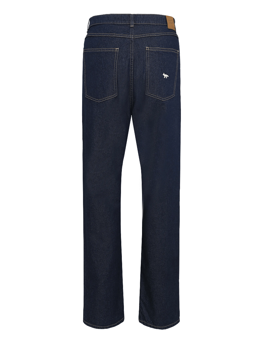 Maison Kitsune - HIGH WAISTED JEANS - igapäevane stiil - washed indigo - 1