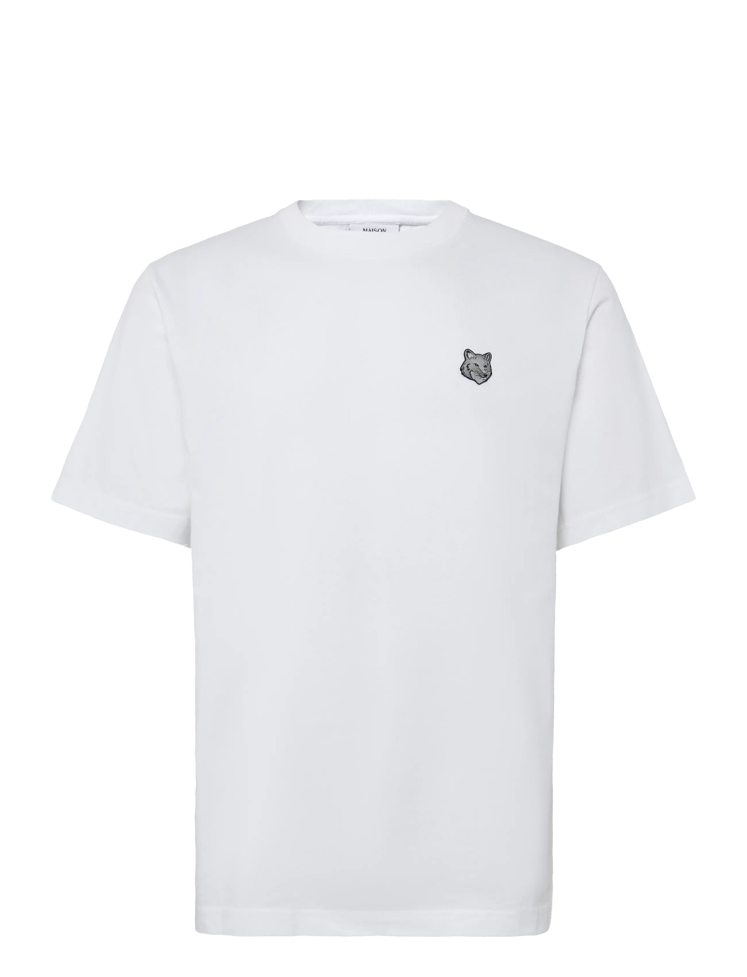 Maison Kitsune BOLD FOX HEAD PATCH COMFORT TEE SHIRT - Vetements - WHITE / white