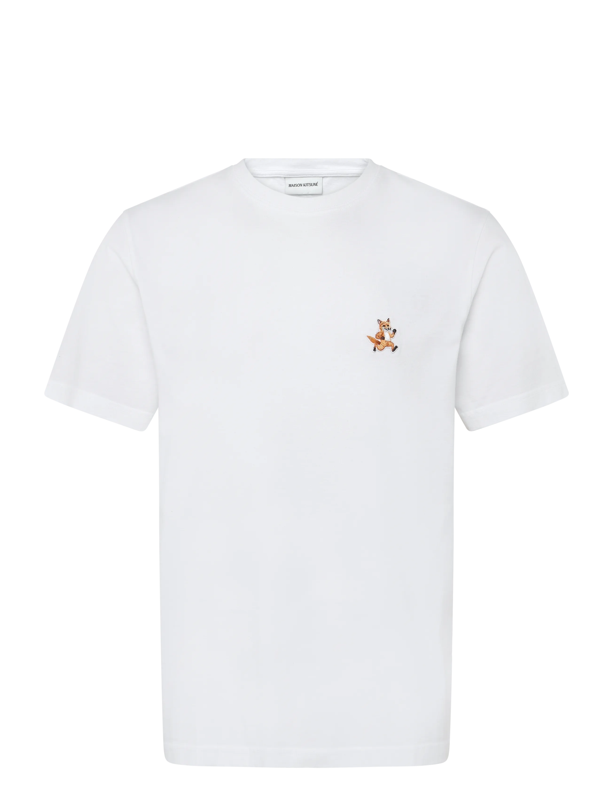 Maison Kitsune SPEEDY FOX PATCH COMFORT TEE-SHIRT - Vetements - WHITE / white