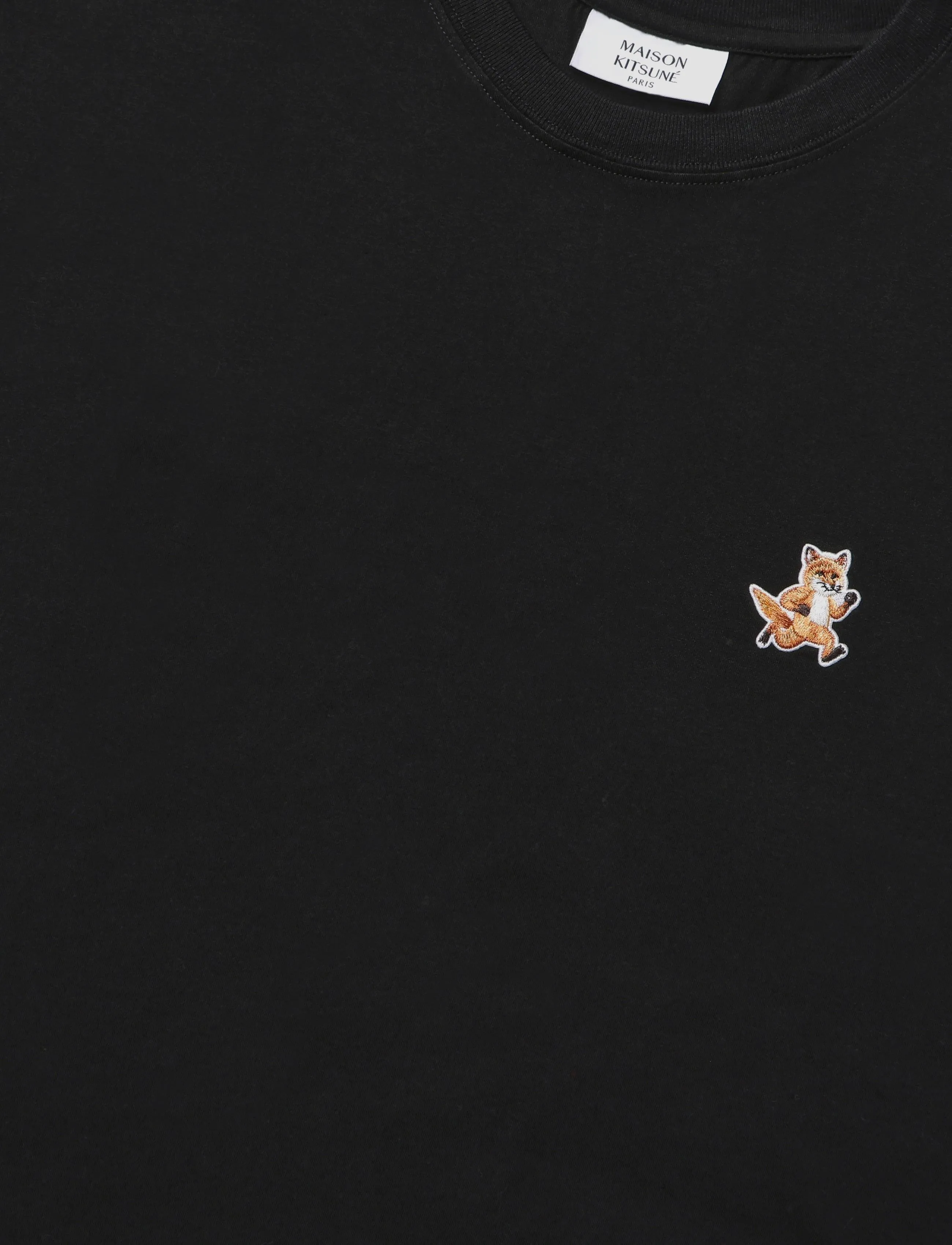 Maison Kitsune - SPEEDY FOX PATCH COMFORT TEE-SHIRT - black - 2