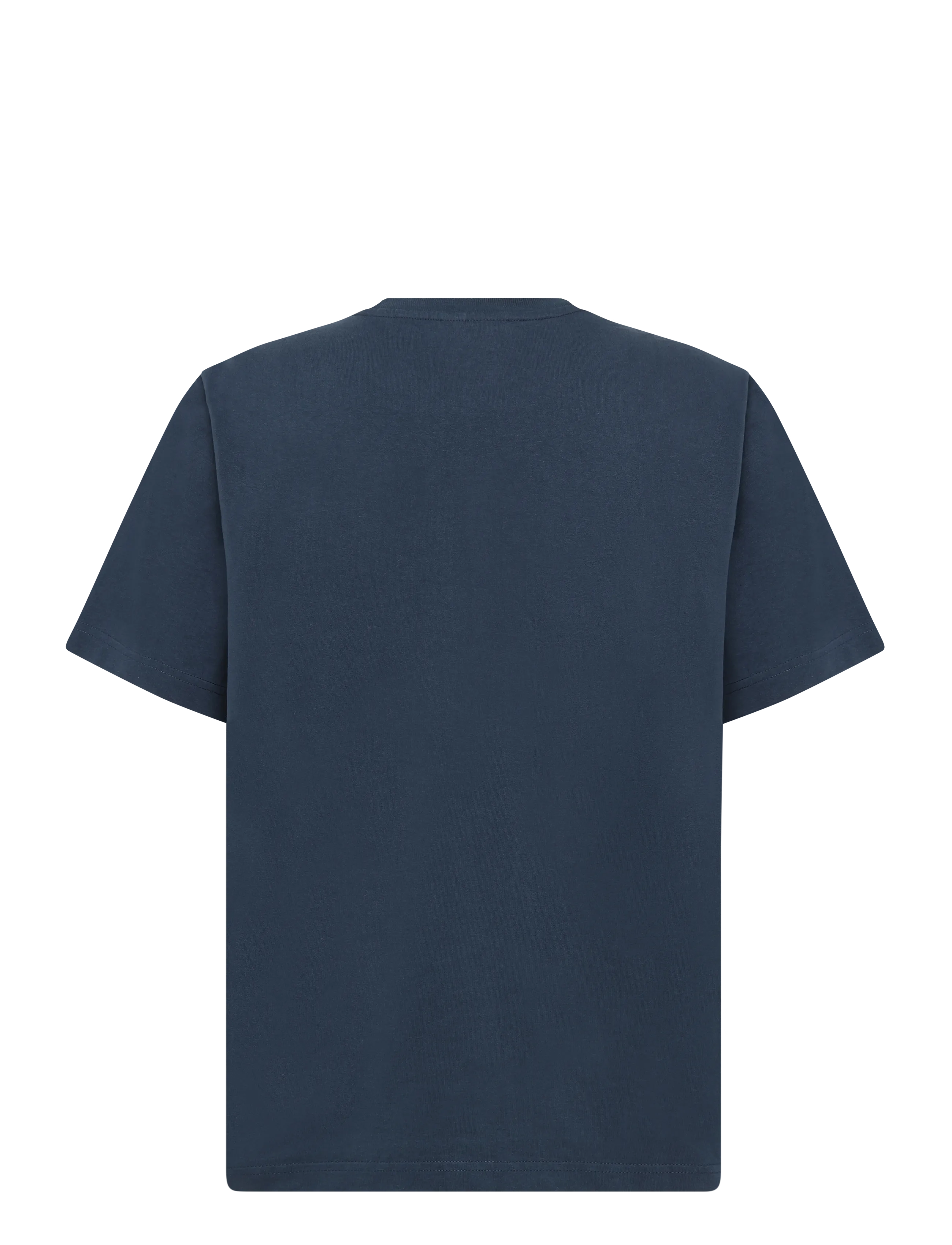 Maison Kitsune - BOLD FOX HEAD PATCH COMFORT TEE SHIRT - ink blue - 1