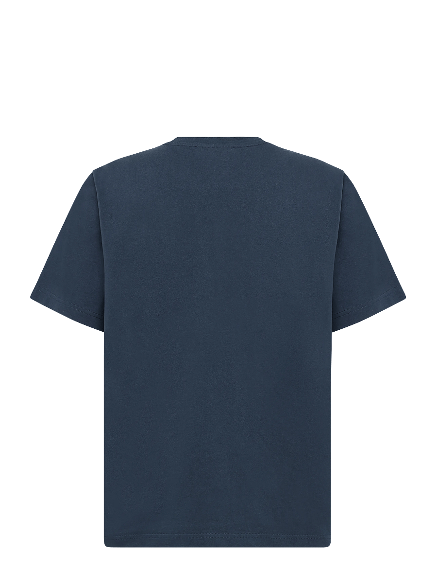 Maison Kitsune - BOLD FOX HEAD PATCH COMFORT TEE SHIRT - kortärmade t-shirts - ink blue - 2