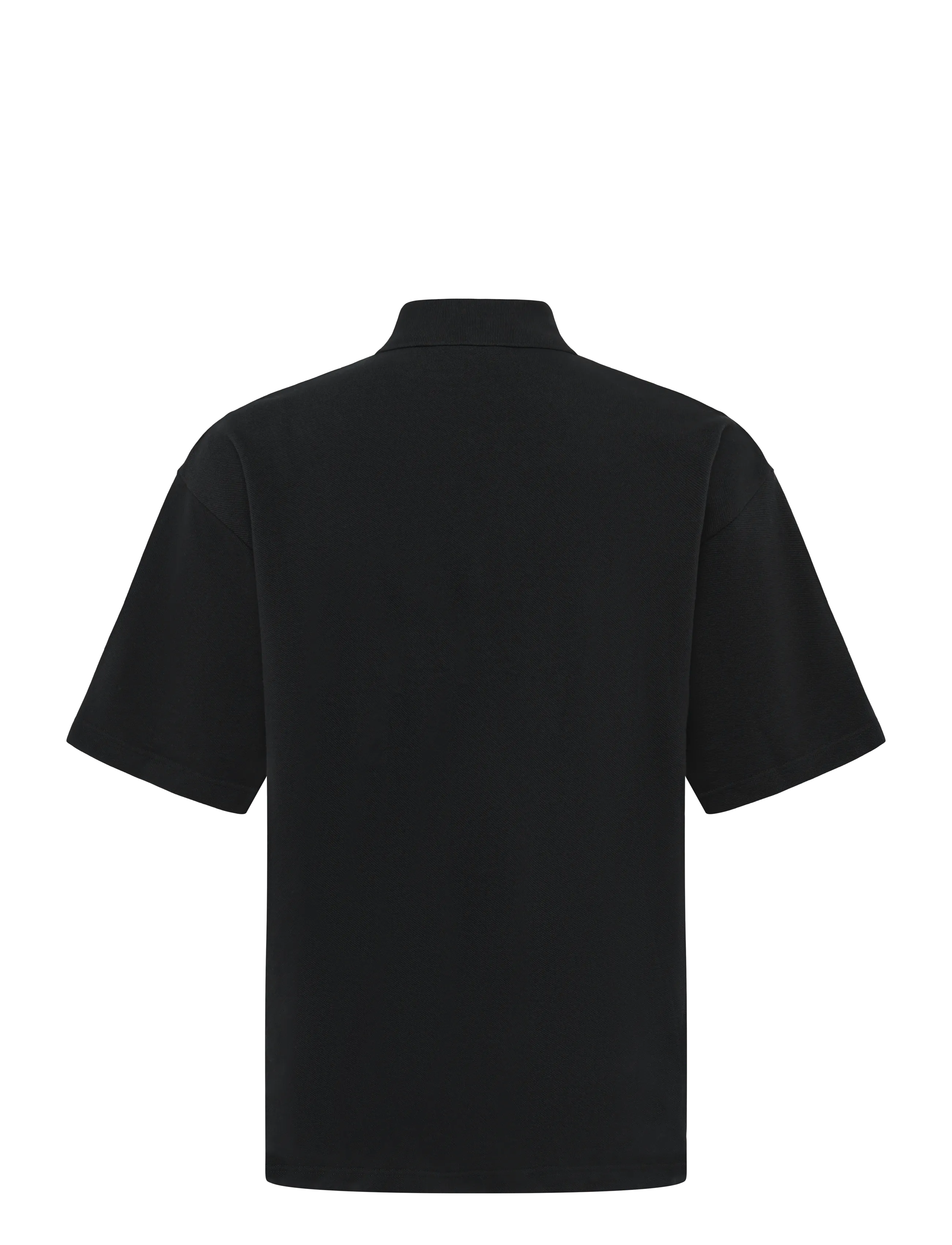 Maison Kitsune - BOLD FOX HEAD PATCH OVERSIZE POLO - black - 1