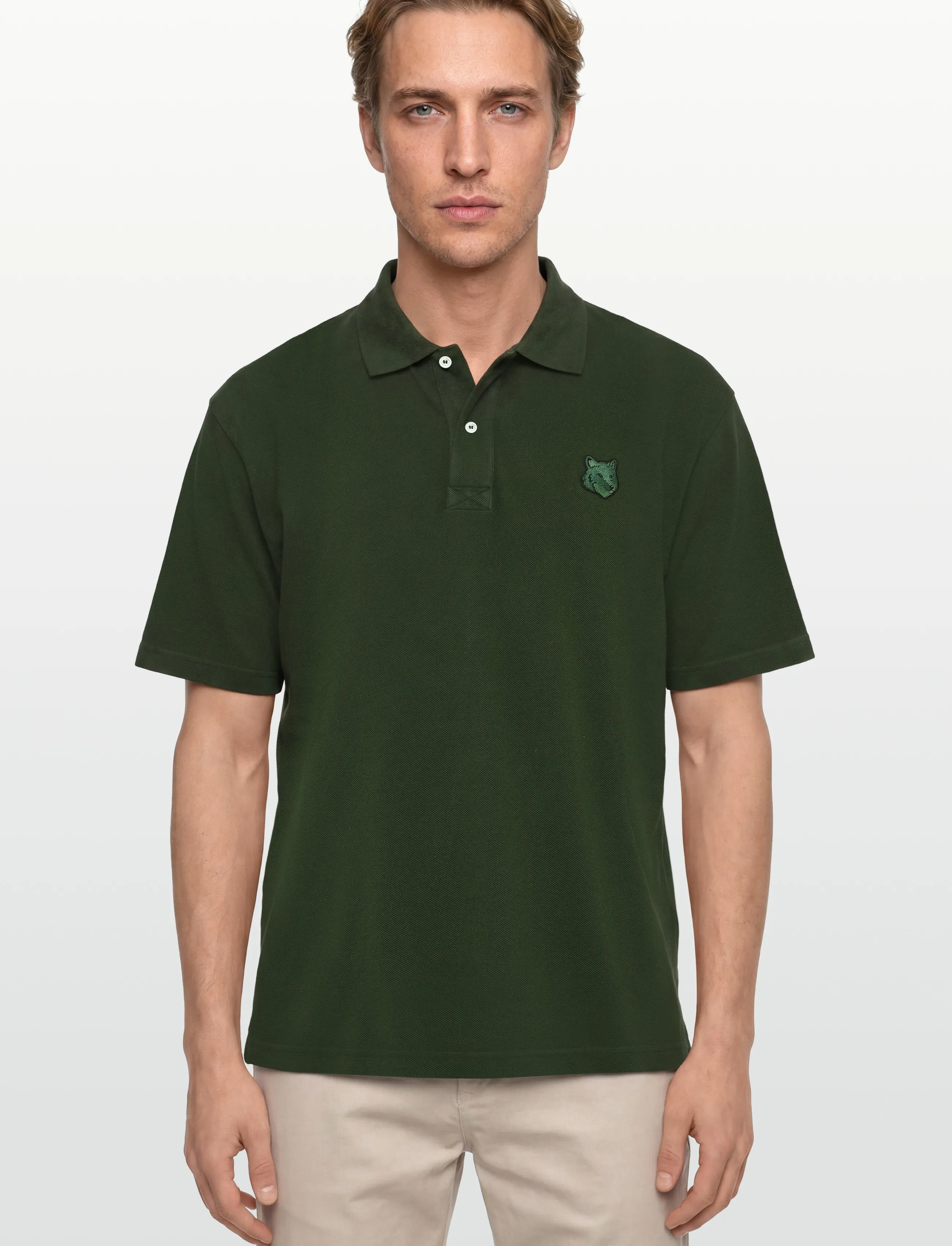 Bold Fox Head Patch Oversize Polo 2