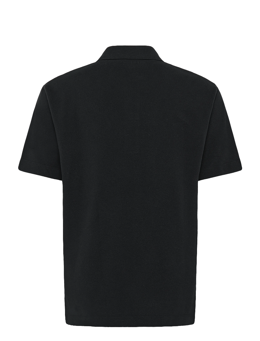 Maison Kitsune - BOLD FOX HEAD PATCH COMFORT POLO - kurzärmelig - black - 1