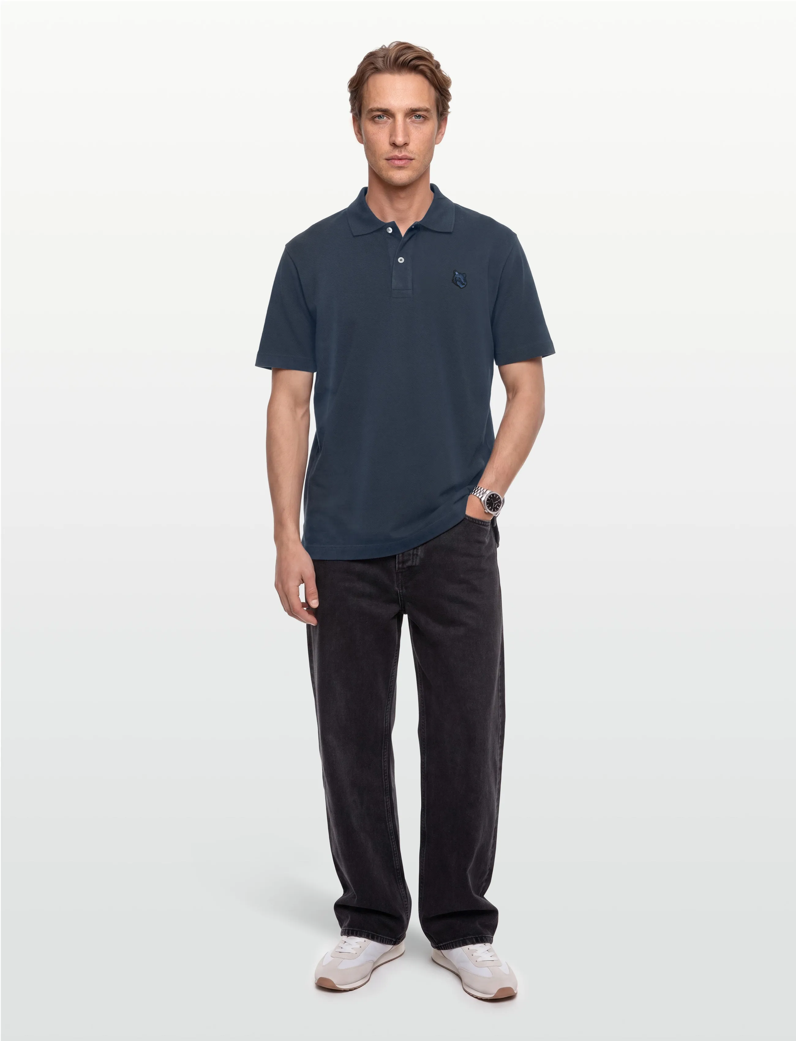 Bold Fox Head Patch Comfort Polo