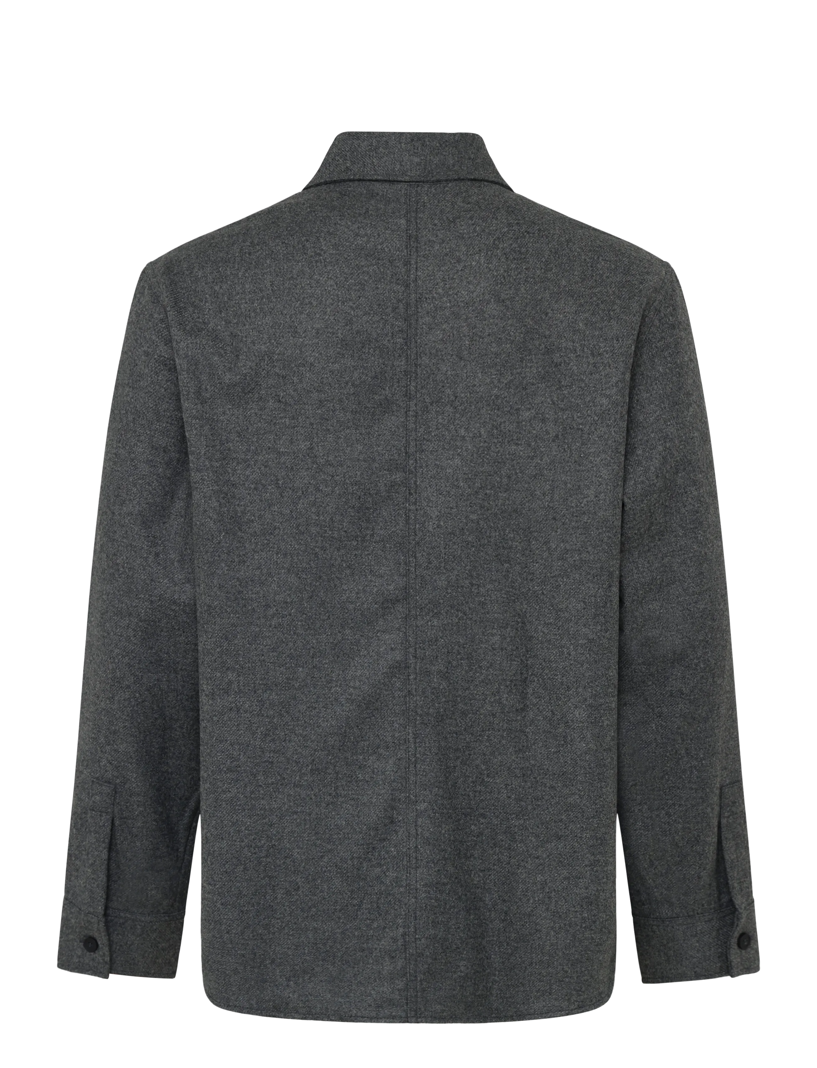 Maison Kitsune - OVERSHIRT - grey melange - 1