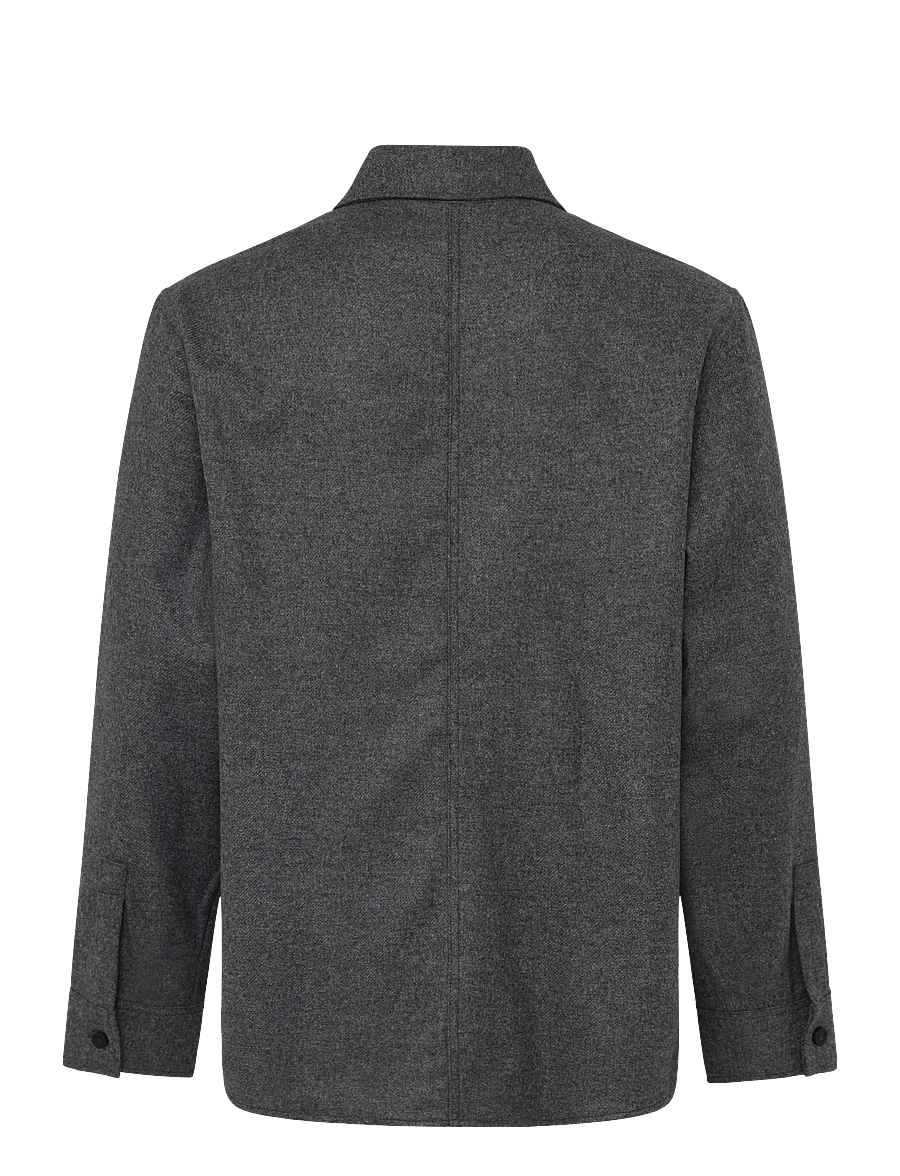 Maison Kitsune - OVERSHIRT - joped - grey melange - 1