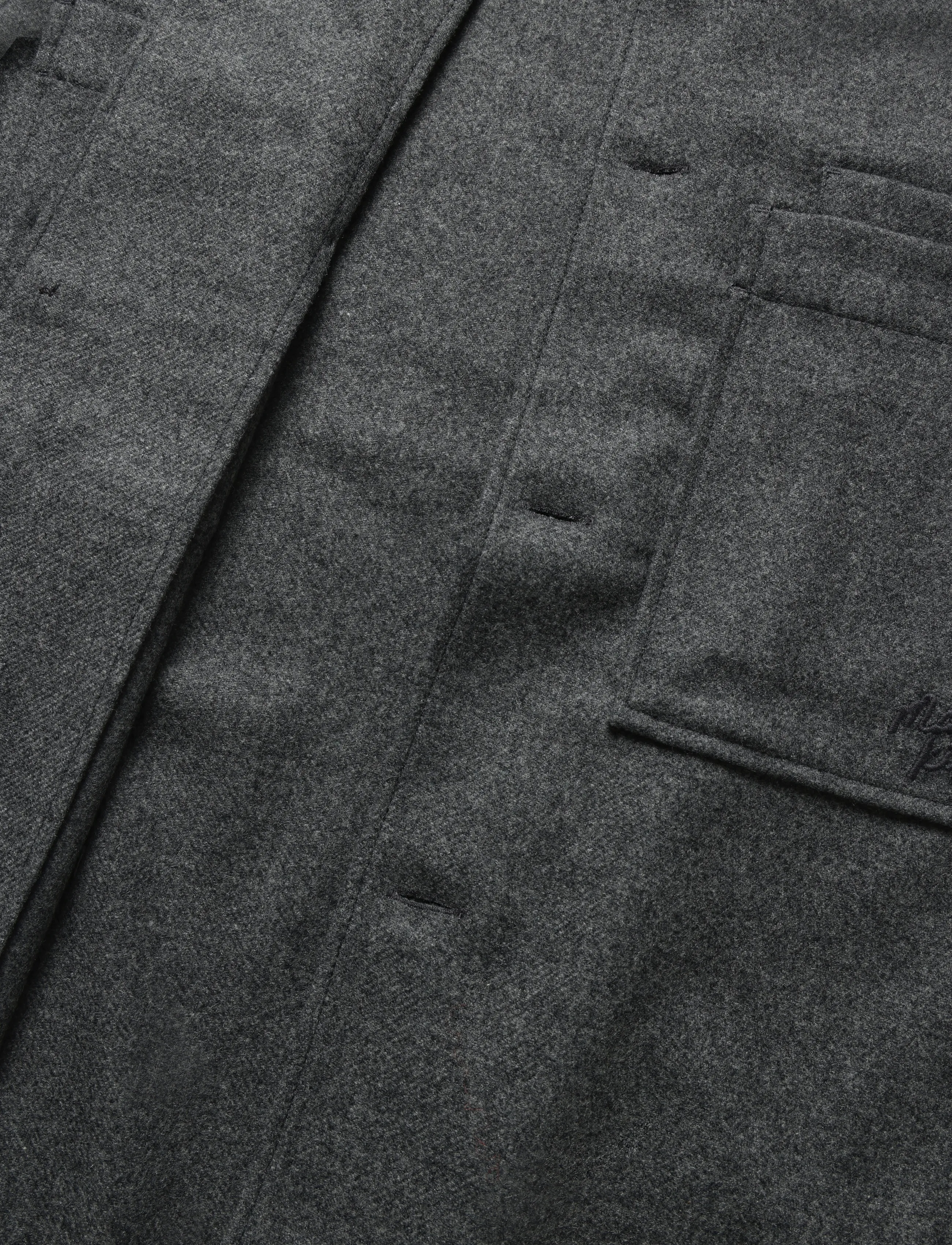 Maison Kitsune - OVERSHIRT - grey melange - 3