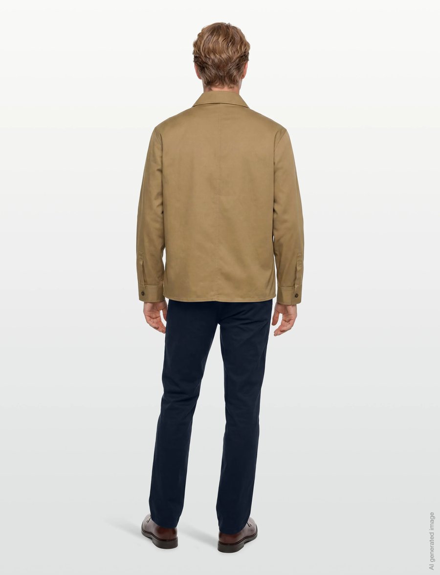 Maison Kitsune - OVERSHIRT - pavasara jakas - chino beige - 4
