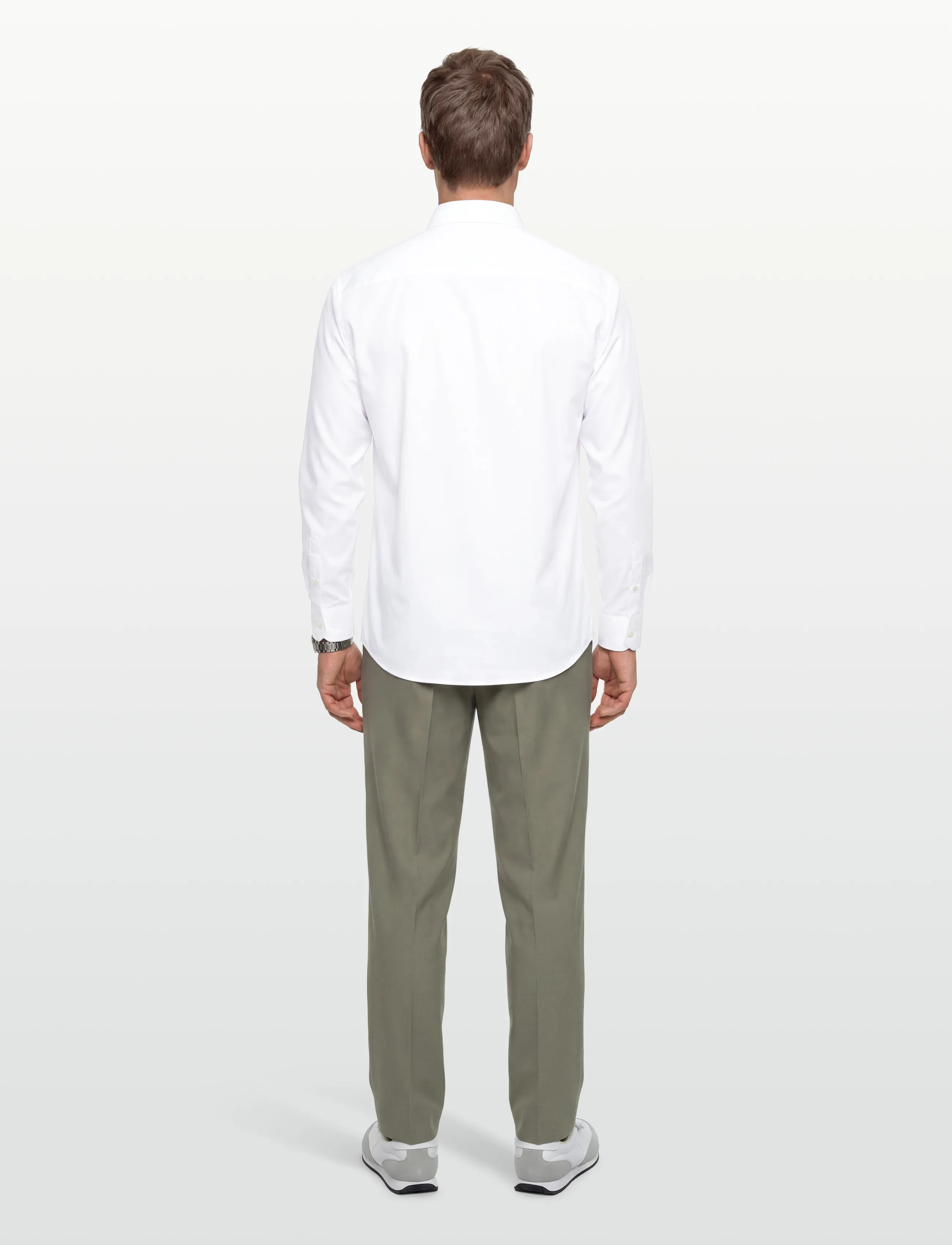 Maison Kitsune - BOLD FOX HEAD CASUAL SHIRT - casual shirts - white - 4