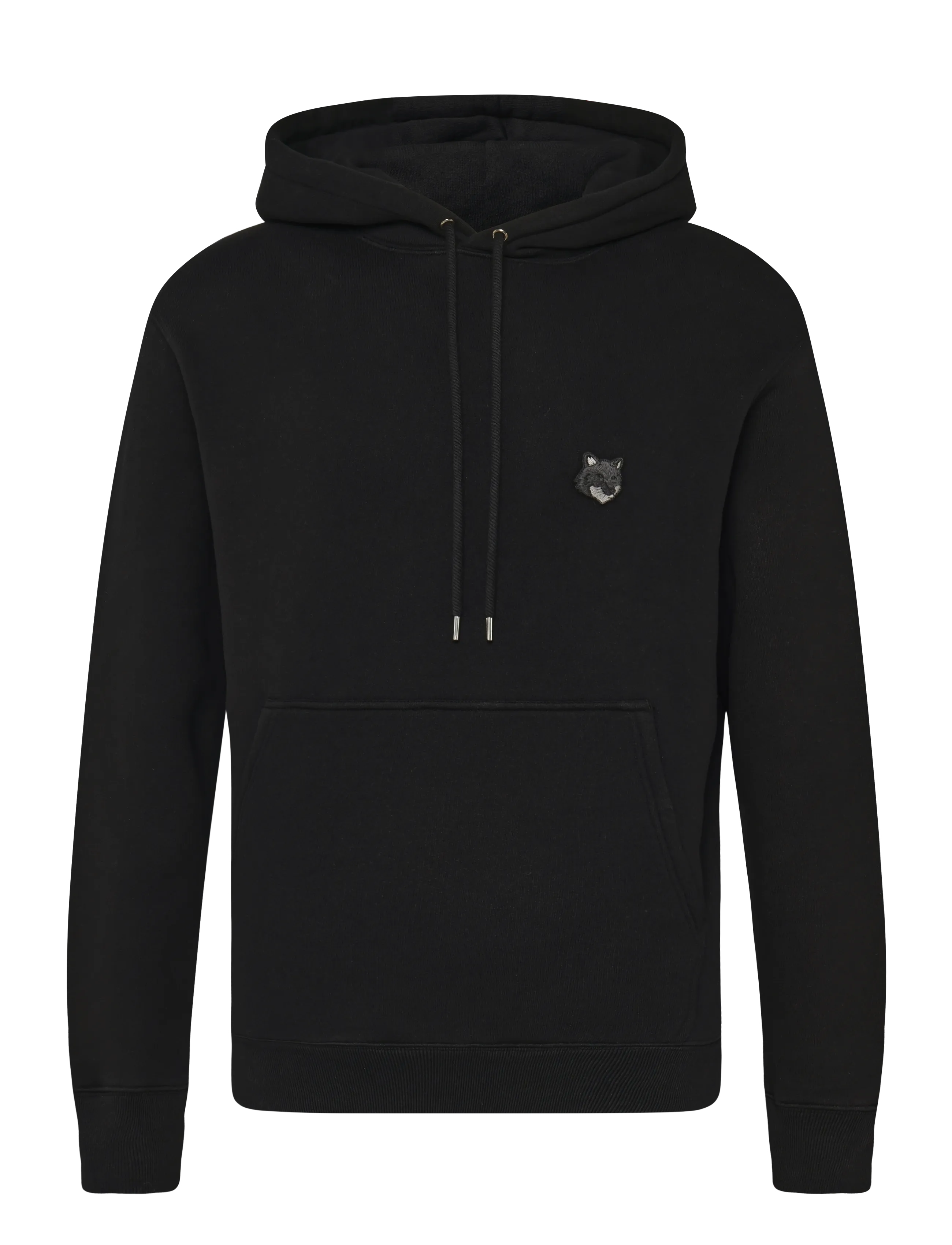 Maison Kitsune - BOLD FOX HEAD PATCH COMFORT HOODIE - black - 1